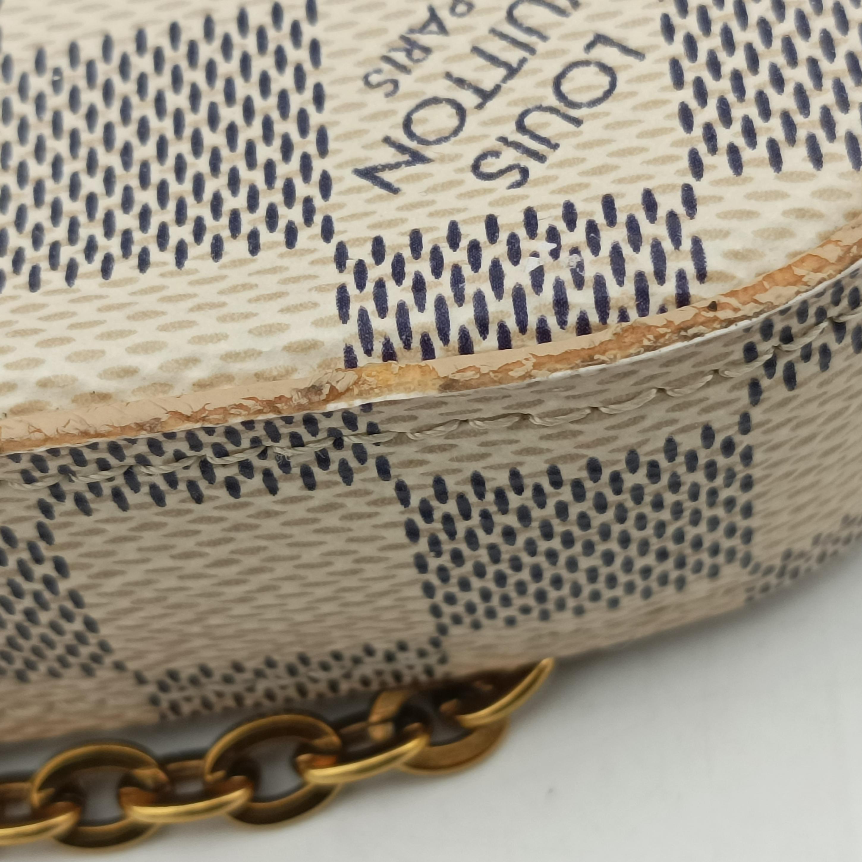 Pochette FeLICIE Azur Damier Canvas N63106 MI2118ポシェットフェリシー アズール ダミエキャンバス N63106 MI2118