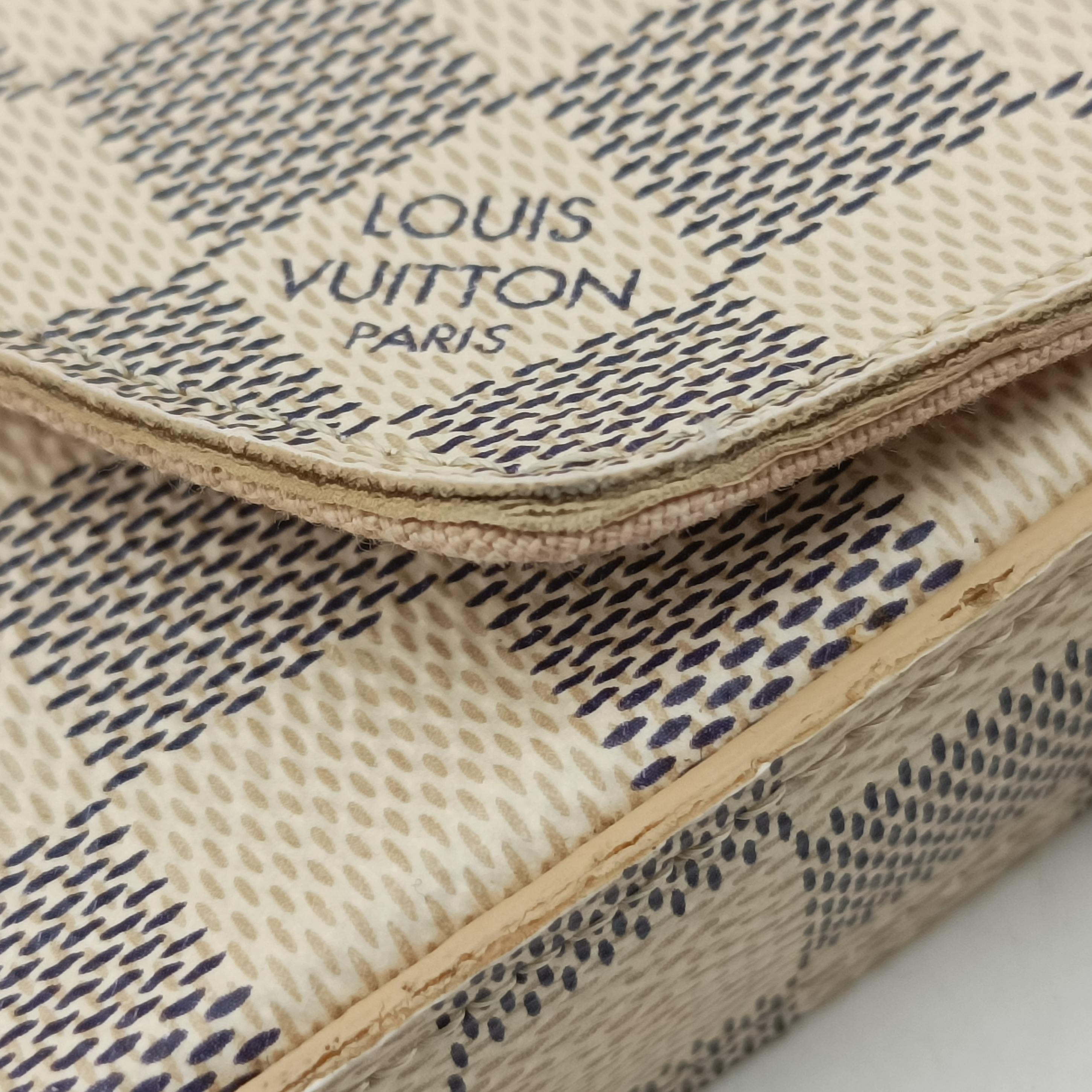 Pochette FeLICIE Azur Damier Canvas N63106 MI2118ポシェットフェリシー アズール ダミエキャンバス N63106 MI2118