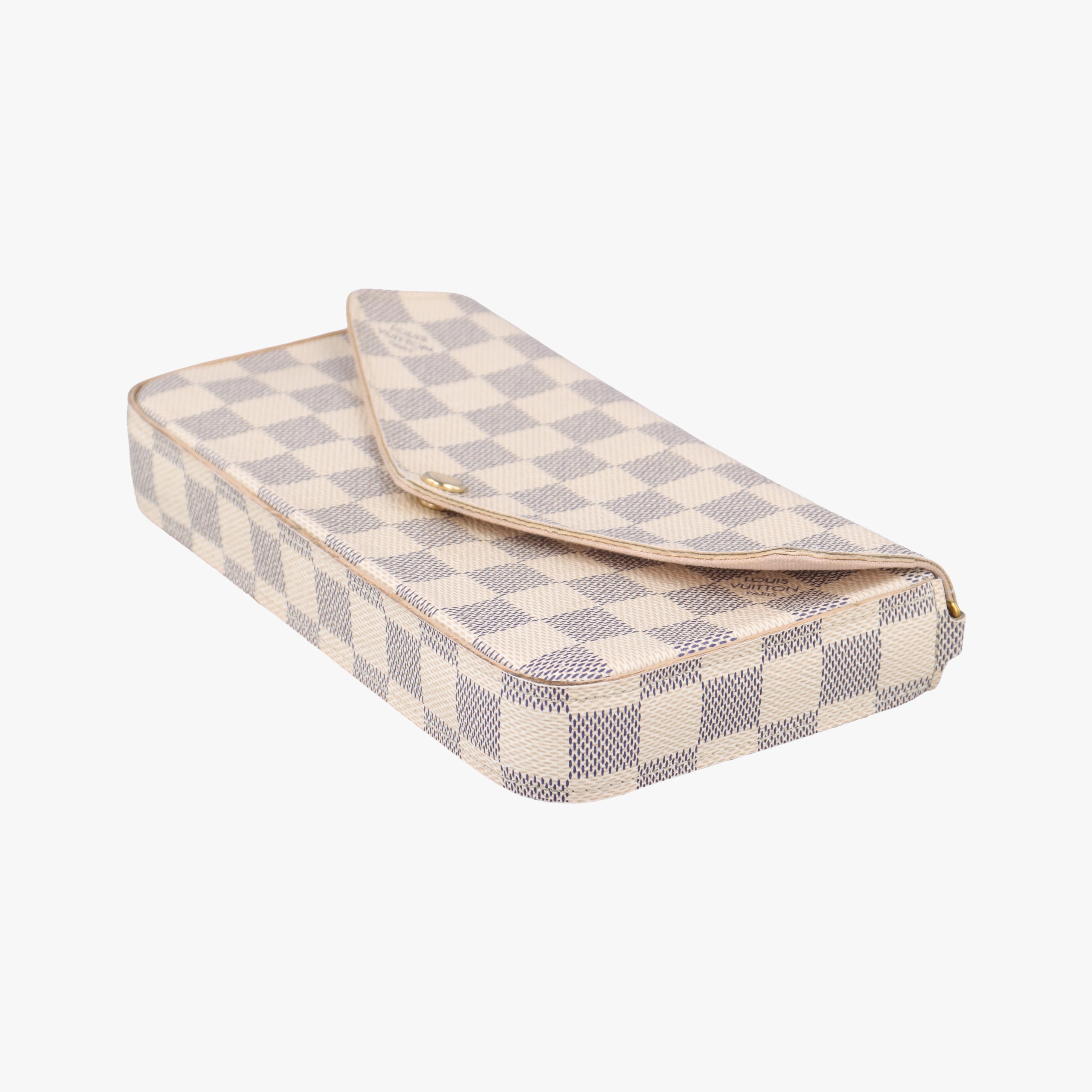 Pochette FeLICIE Azur Damier Canvas N63106 MI2118ポシェットフェリシー アズール ダミエキャンバス N63106 MI2118