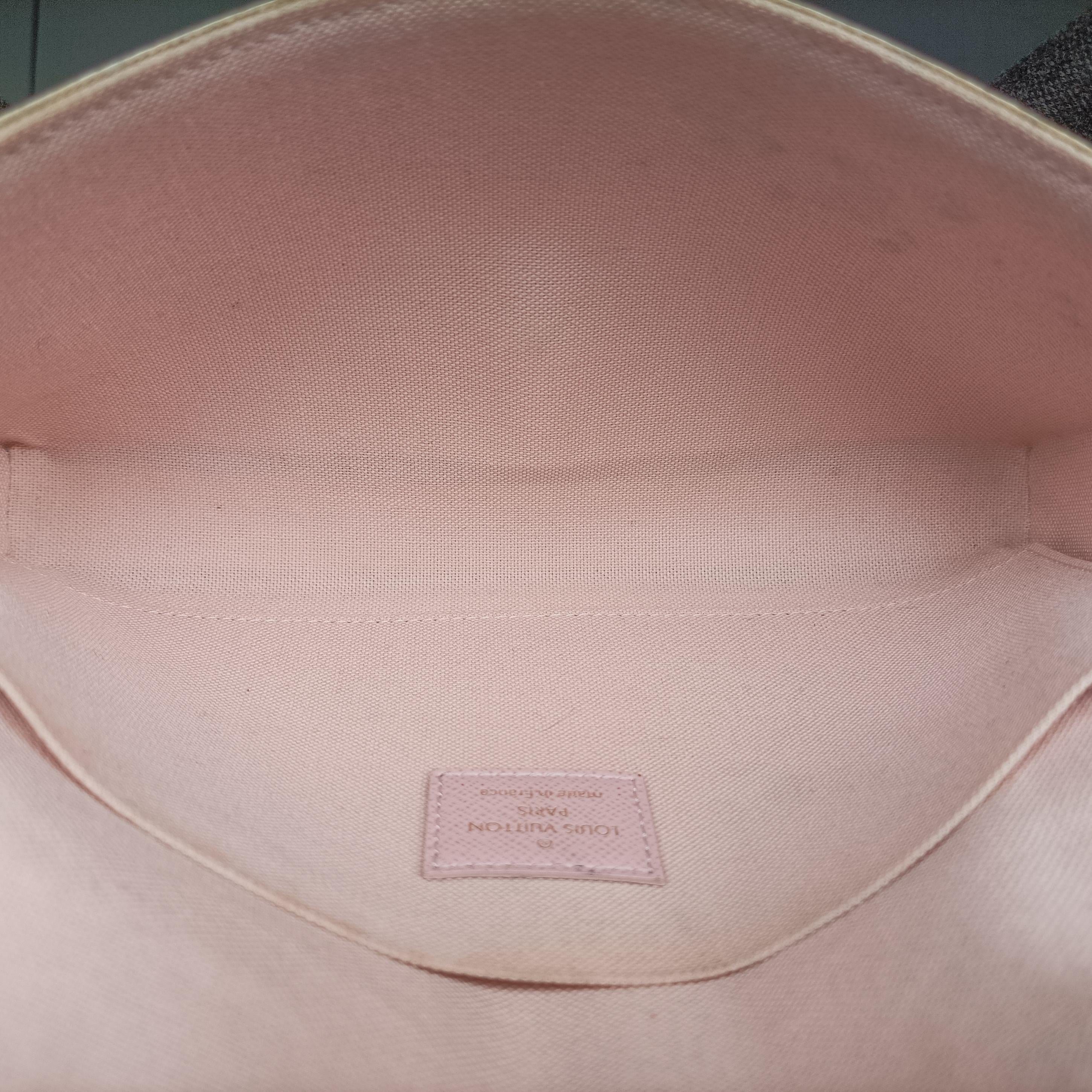 Pochette FeLICIE Azur Damier Canvas N63106 MI2118ポシェットフェリシー アズール ダミエキャンバス N63106 MI2118