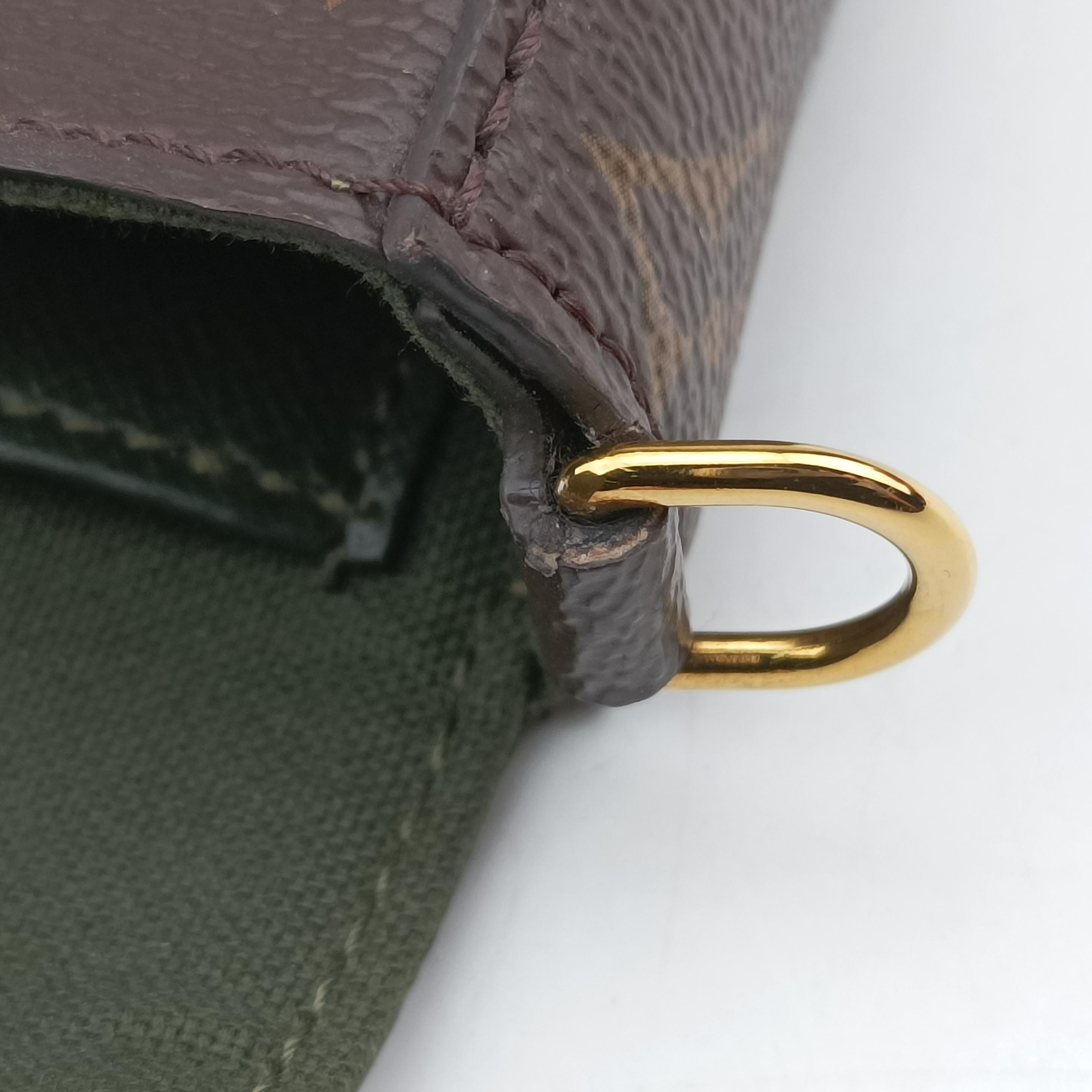 Multi Pochette FeLICIE Brown×beige Monogram Canvas M80091 IC Chip ミュルティ ポシェット フェリシー モノグラム/ブラウン×ベージュ モノグラムキャンバス M80091 ICチップ