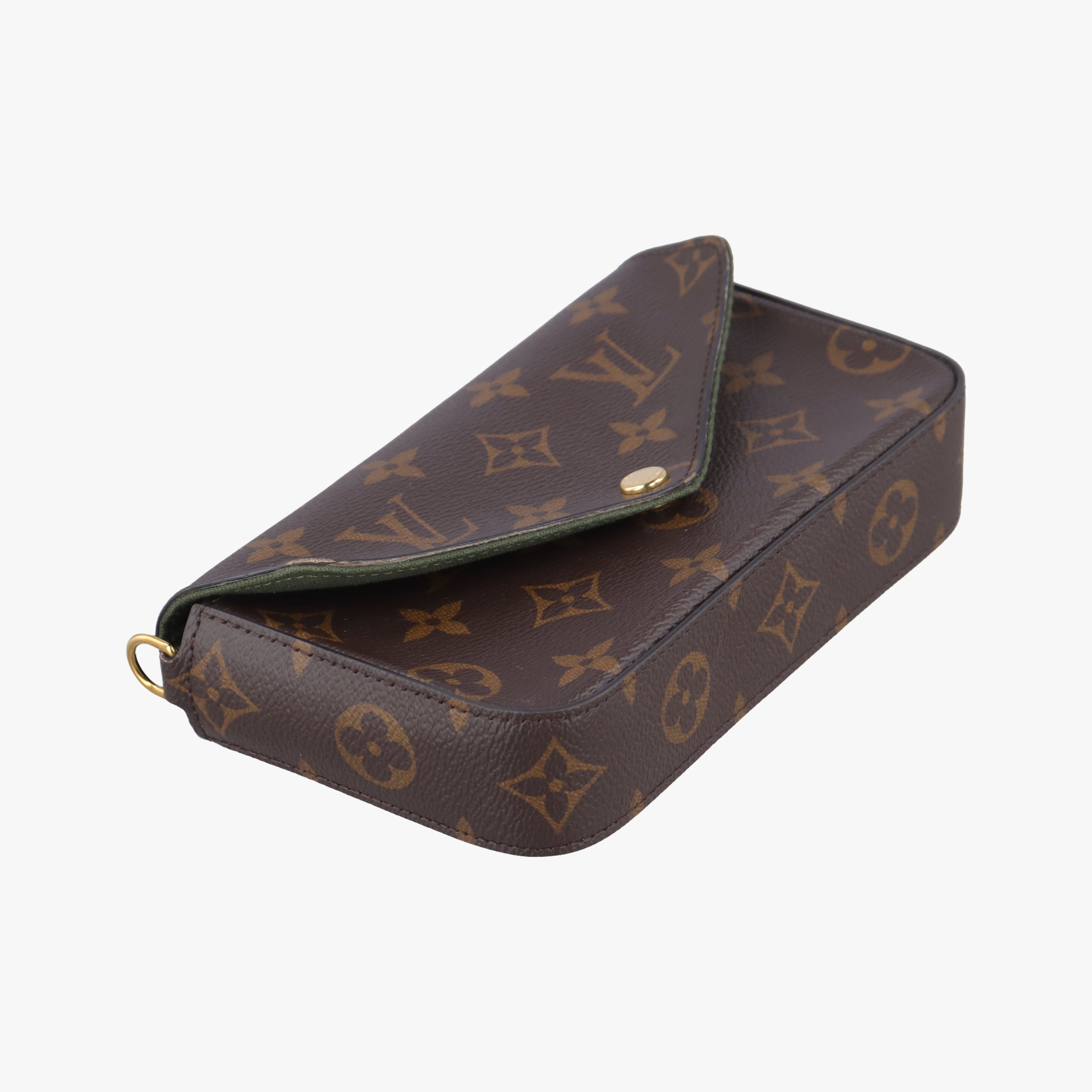 Multi Pochette FeLICIE Brown×beige Monogram Canvas M80091 IC Chip ミュルティ ポシェット フェリシー モノグラム/ブラウン×ベージュ モノグラムキャンバス M80091 ICチップ