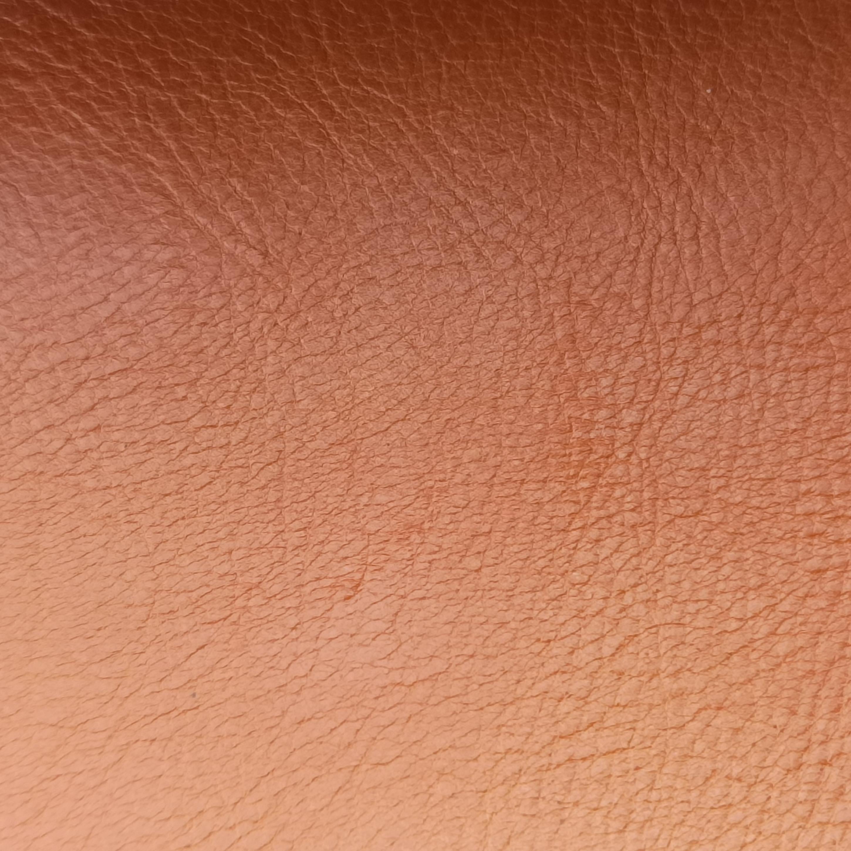 D logo Brown fur×leather 15-MA-0065Dロゴ ブラウン ファー×レザー 15-MA-0065