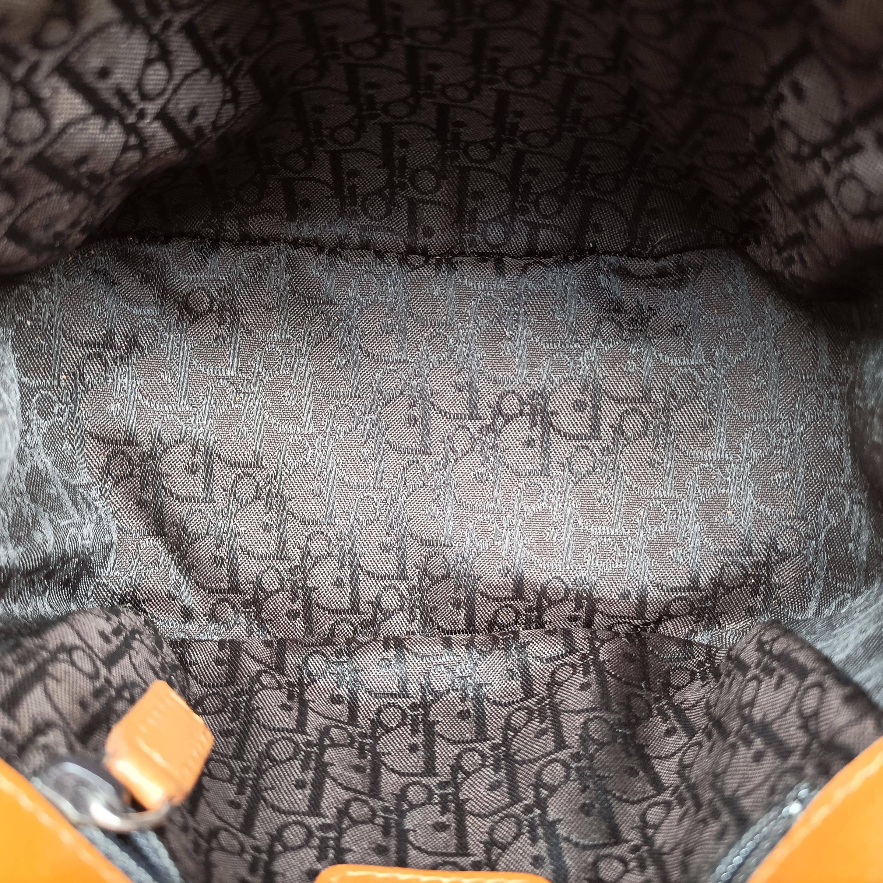 D logo Brown fur×leather 15-MA-0065Dロゴ ブラウン ファー×レザー 15-MA-0065