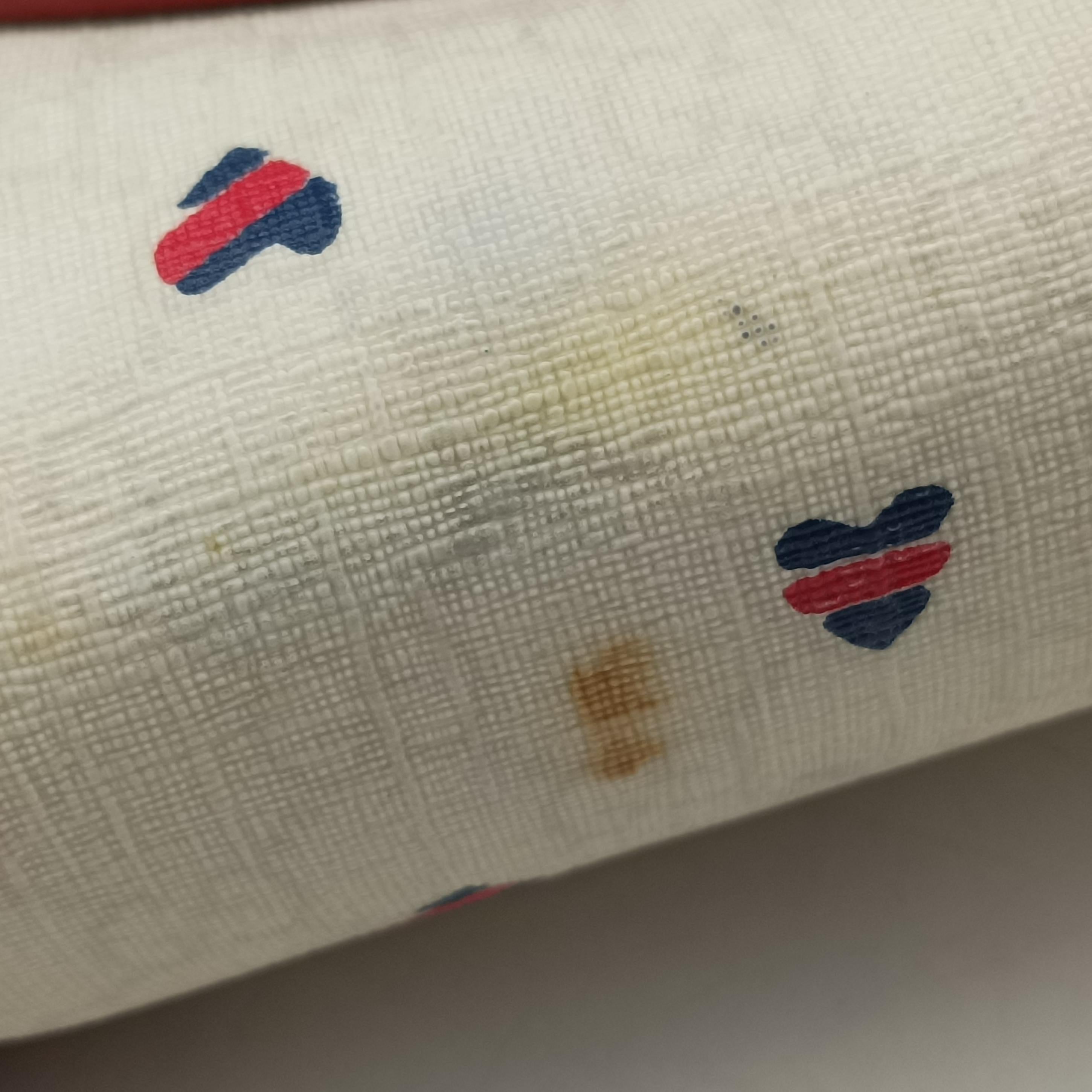 GG Supreme GG Plus heart flower White×red PVC coated canvas 197953 A3540773GGスプリーム GGプラス ハート フラワー ホワイト×レッド PVCコーティングキャンバス 197953 A3540773