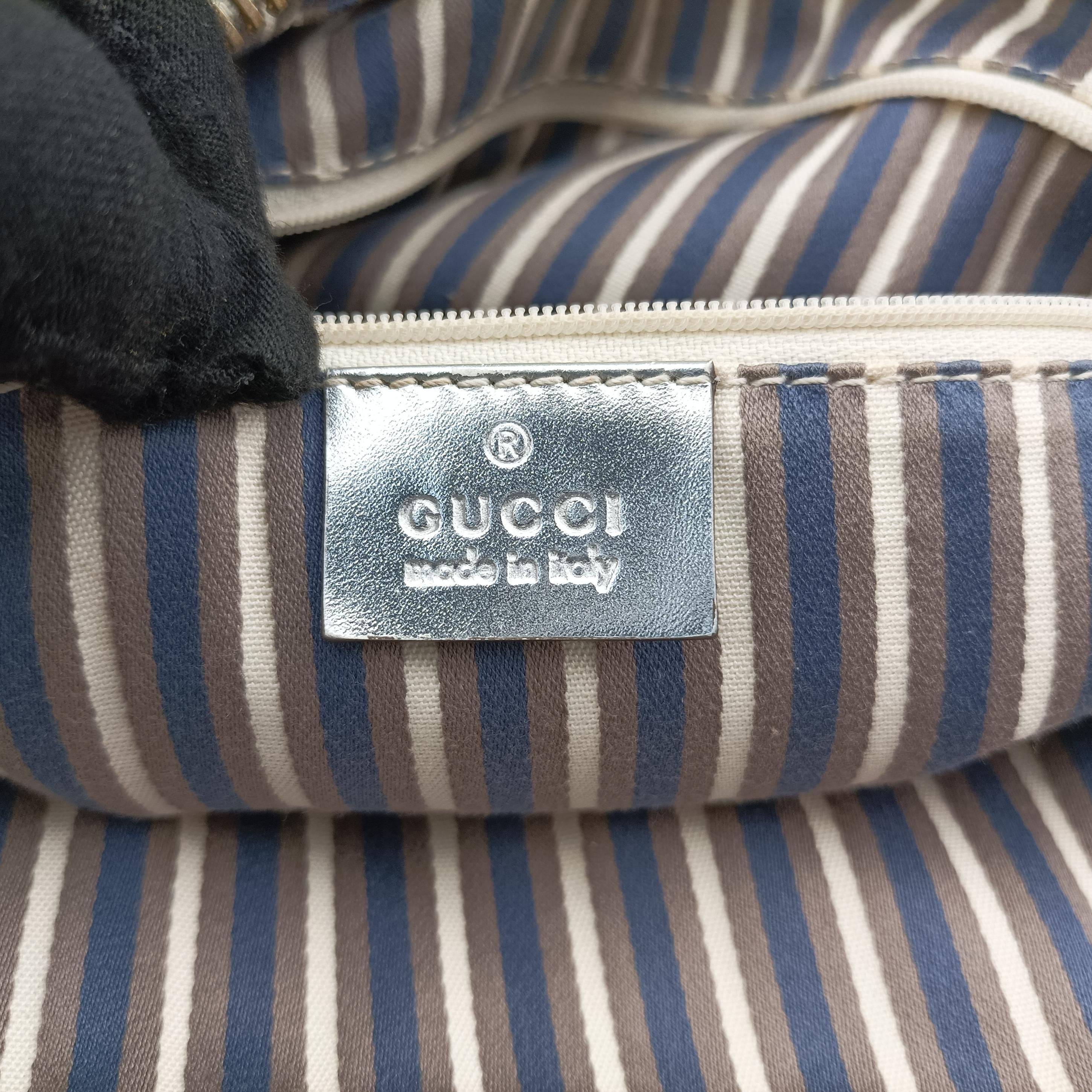 GG New Brit Silver canvas×leather 169971 I1492302GG ニューブリット シルバー キャンバス×レザー 169971 I1492302