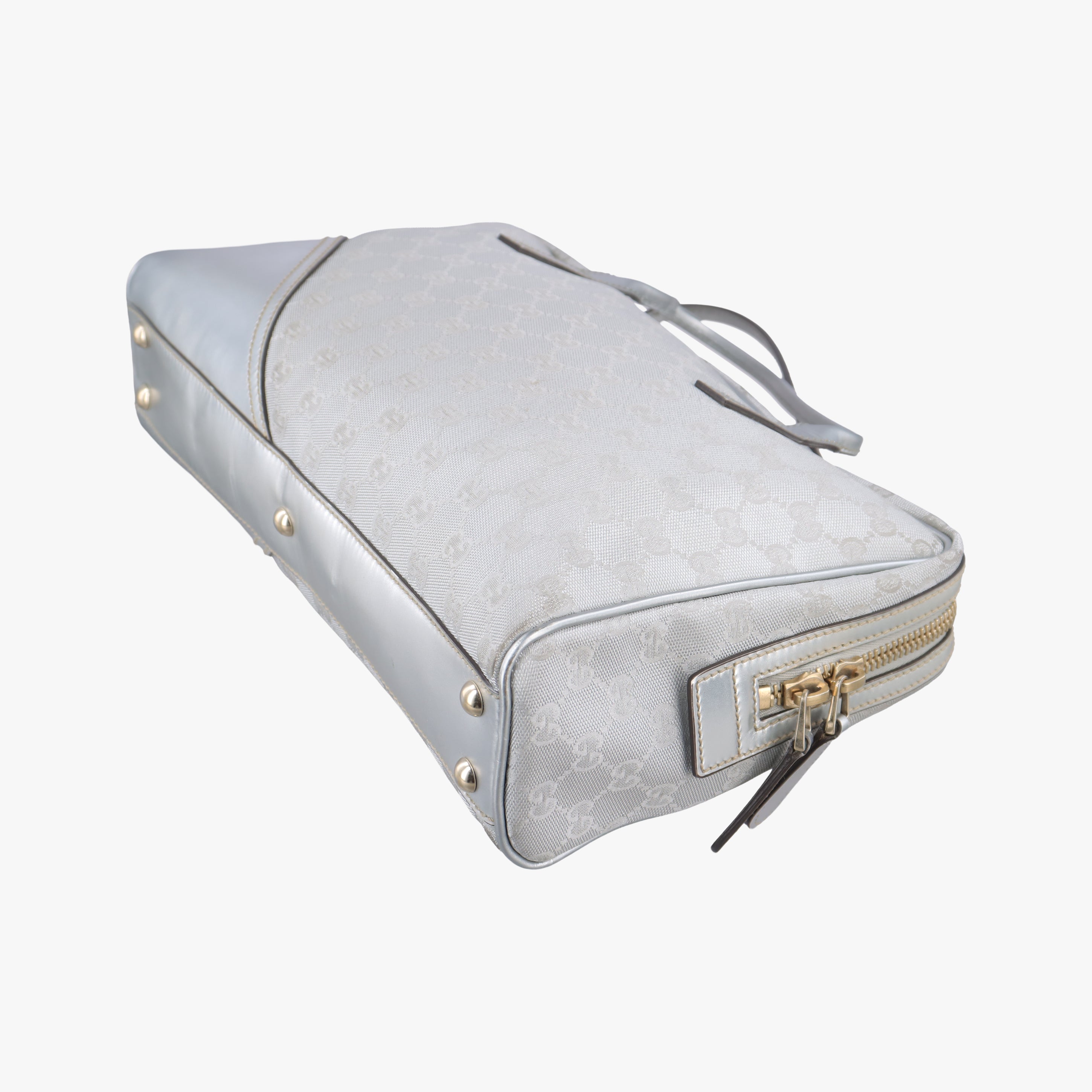 GG New Brit Silver canvas×leather 169971 I1492302GG ニューブリット シルバー キャンバス×レザー 169971 I1492302