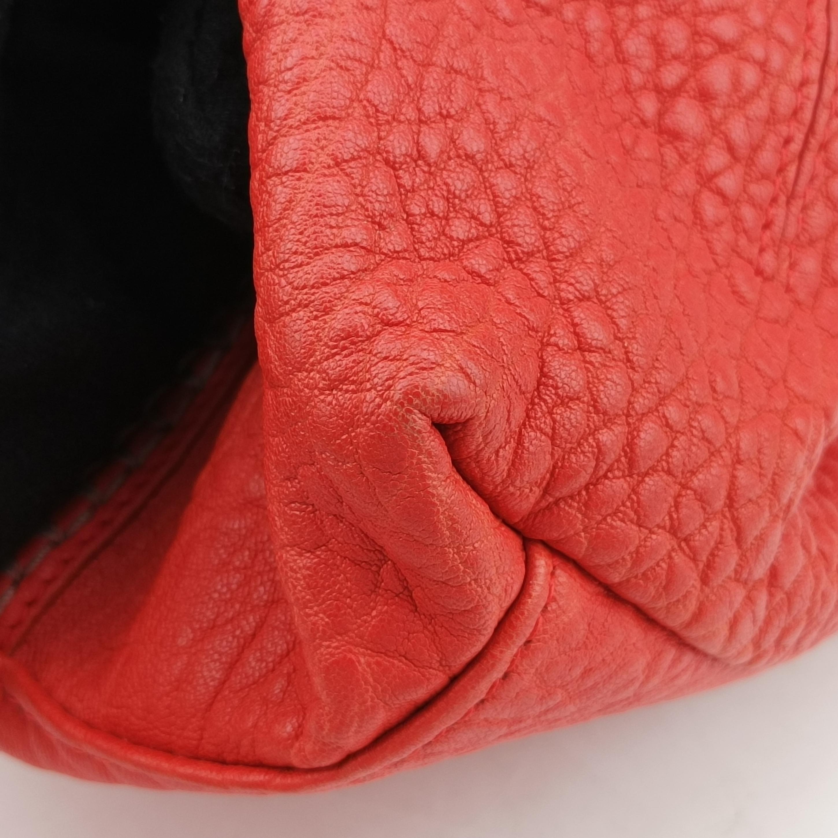 Roma Stitch Intrecciato Orange Leather B00114364Cローマ イントレチャート オレンジ レザー B00114364C