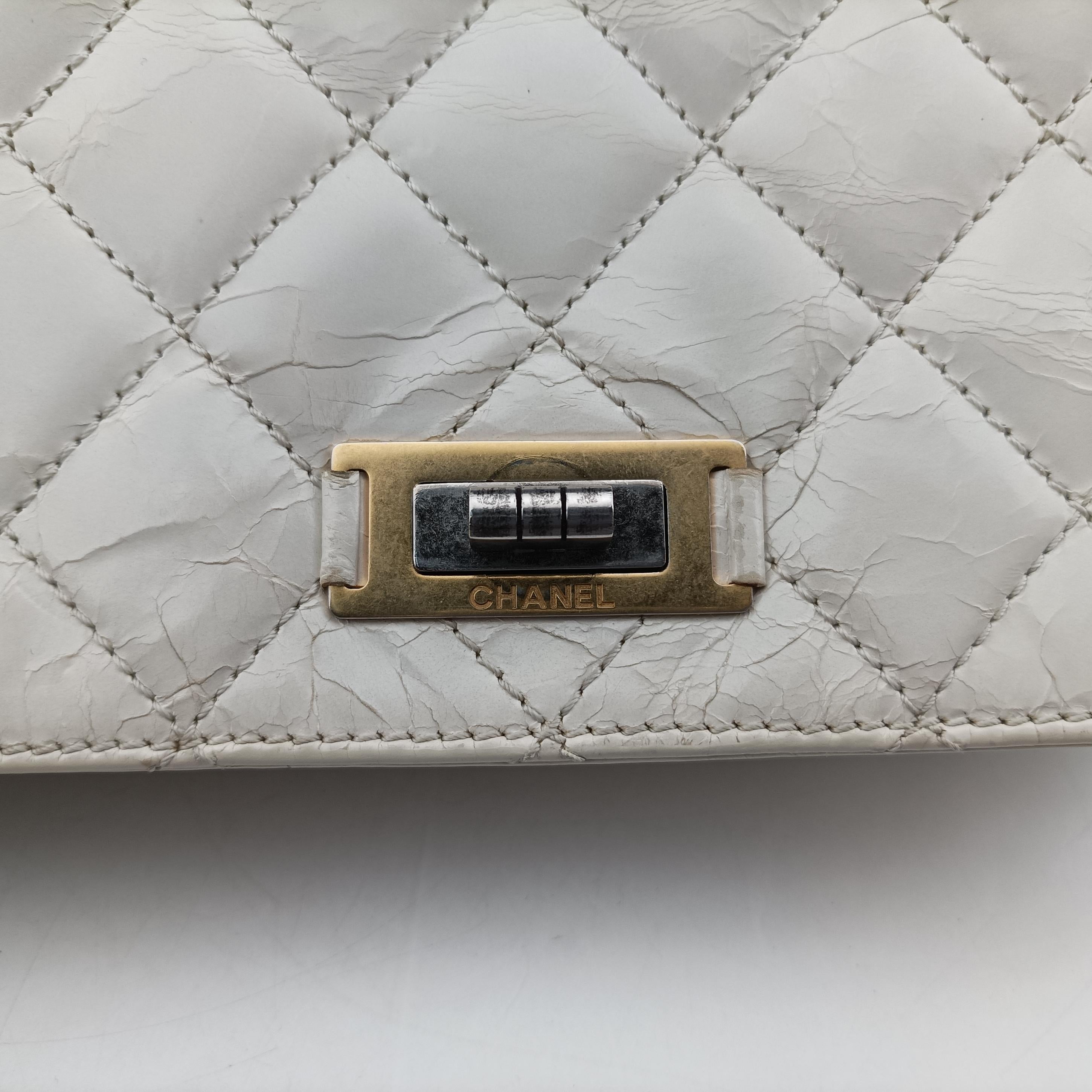 2.55 Rita Matelasse White Leather A66816 157565192.55マトラッセ ホワイト レザー A66816 15756519