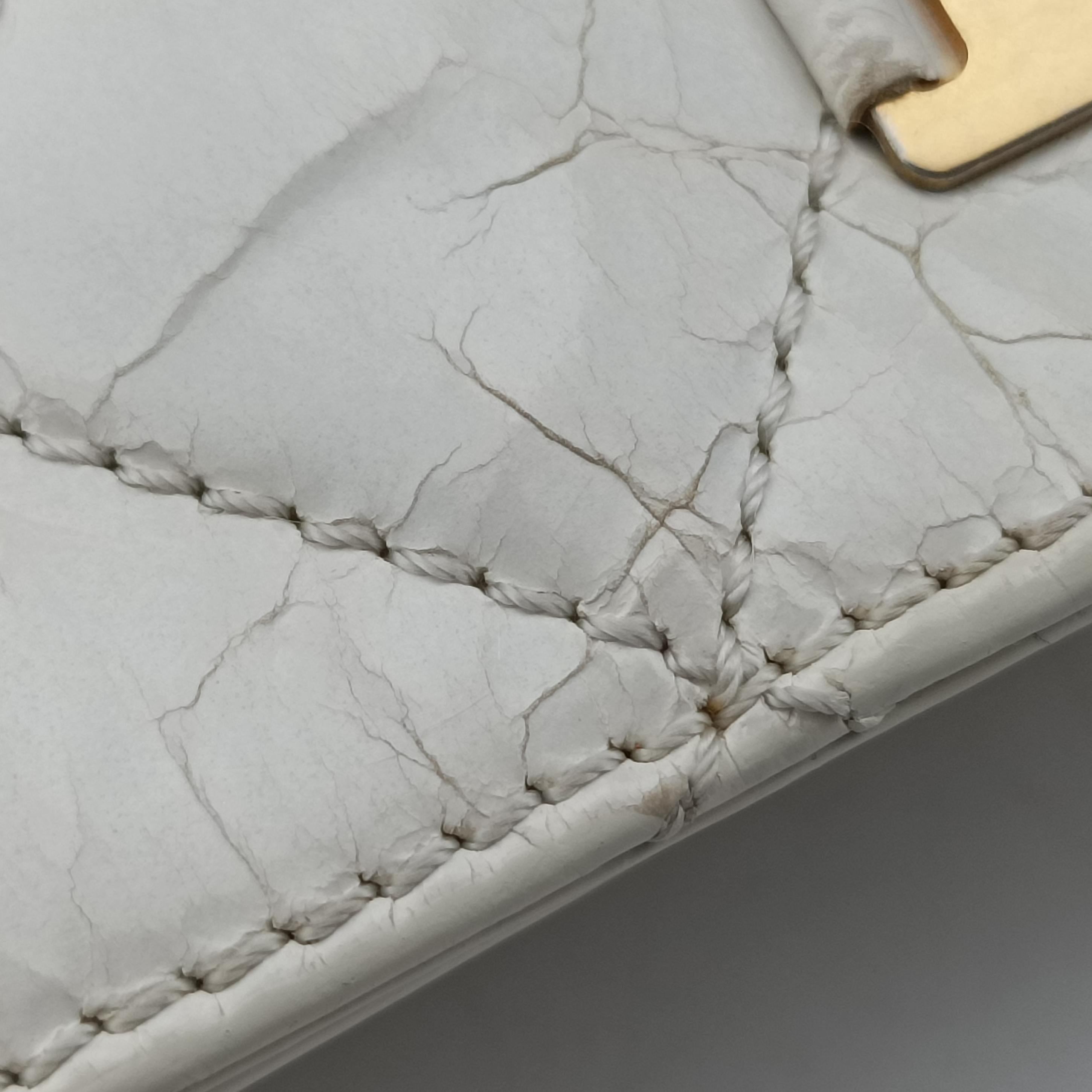 2.55 Rita Matelasse White Leather A66816 157565192.55マトラッセ ホワイト レザー A66816 15756519