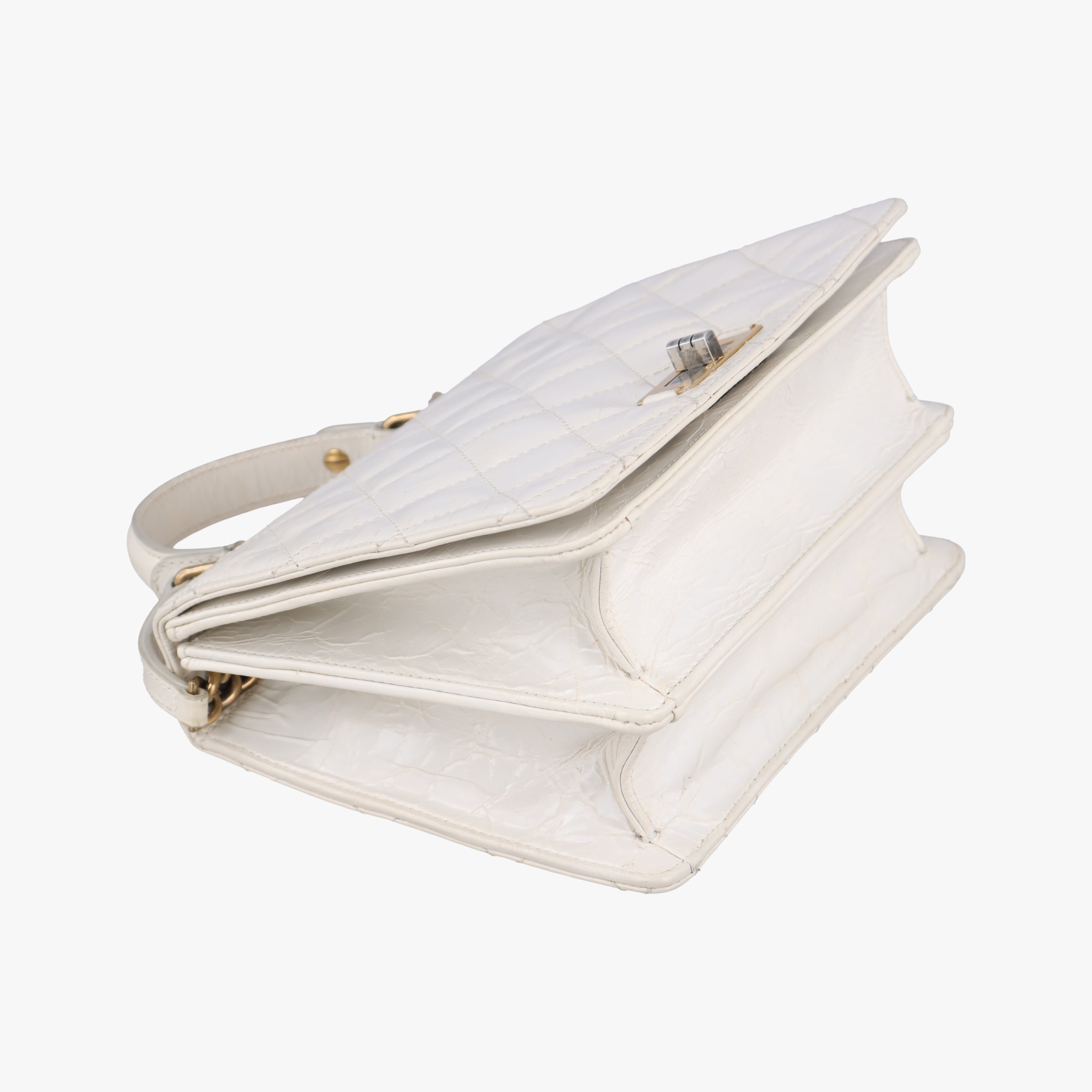 2.55 Rita Matelasse White Leather A66816 157565192.55マトラッセ ホワイト レザー A66816 15756519