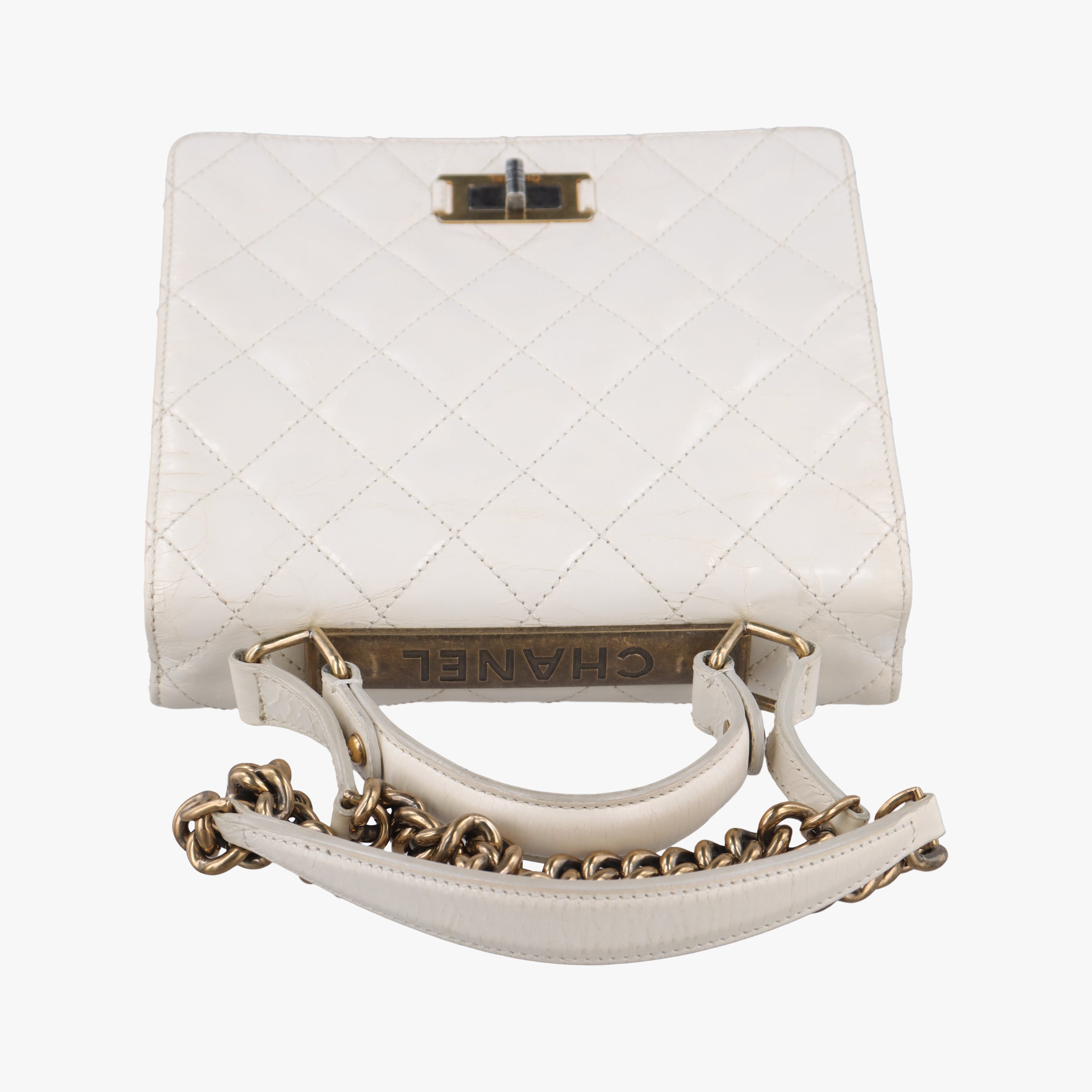 2.55 Rita Matelasse White Leather A66816 157565192.55マトラッセ ホワイト レザー A66816 15756519