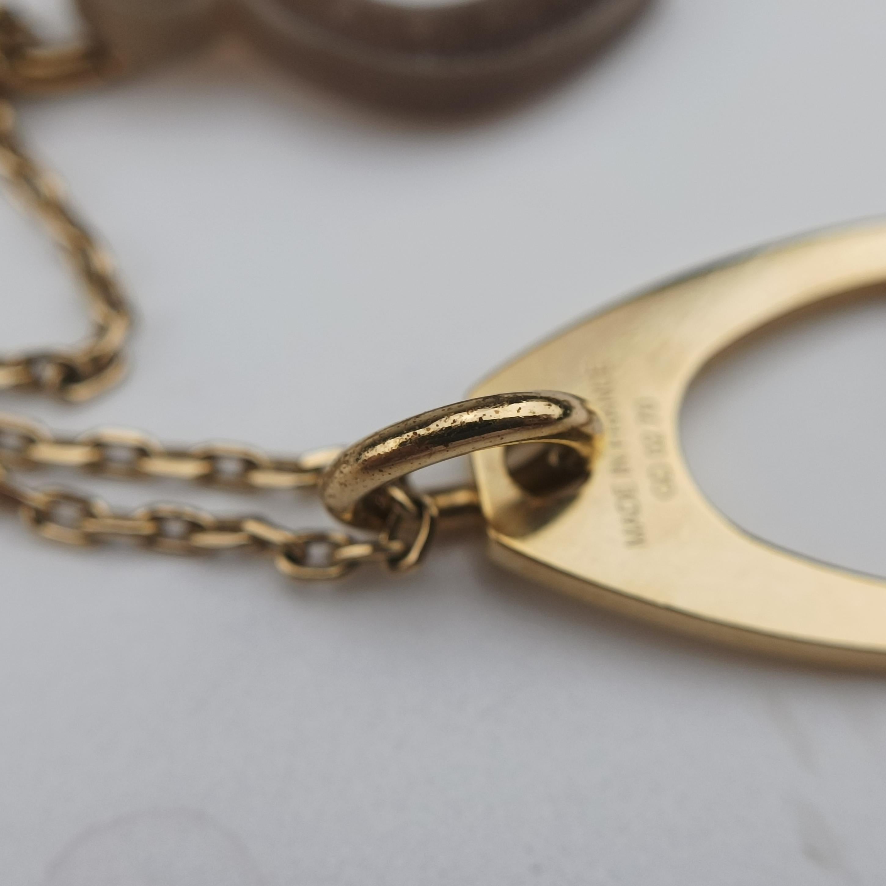 Equestre Pendant Golden×BBrown GP GD 02 70エケストル ペンダント ゴールド×ブラウン GP GD 02 70