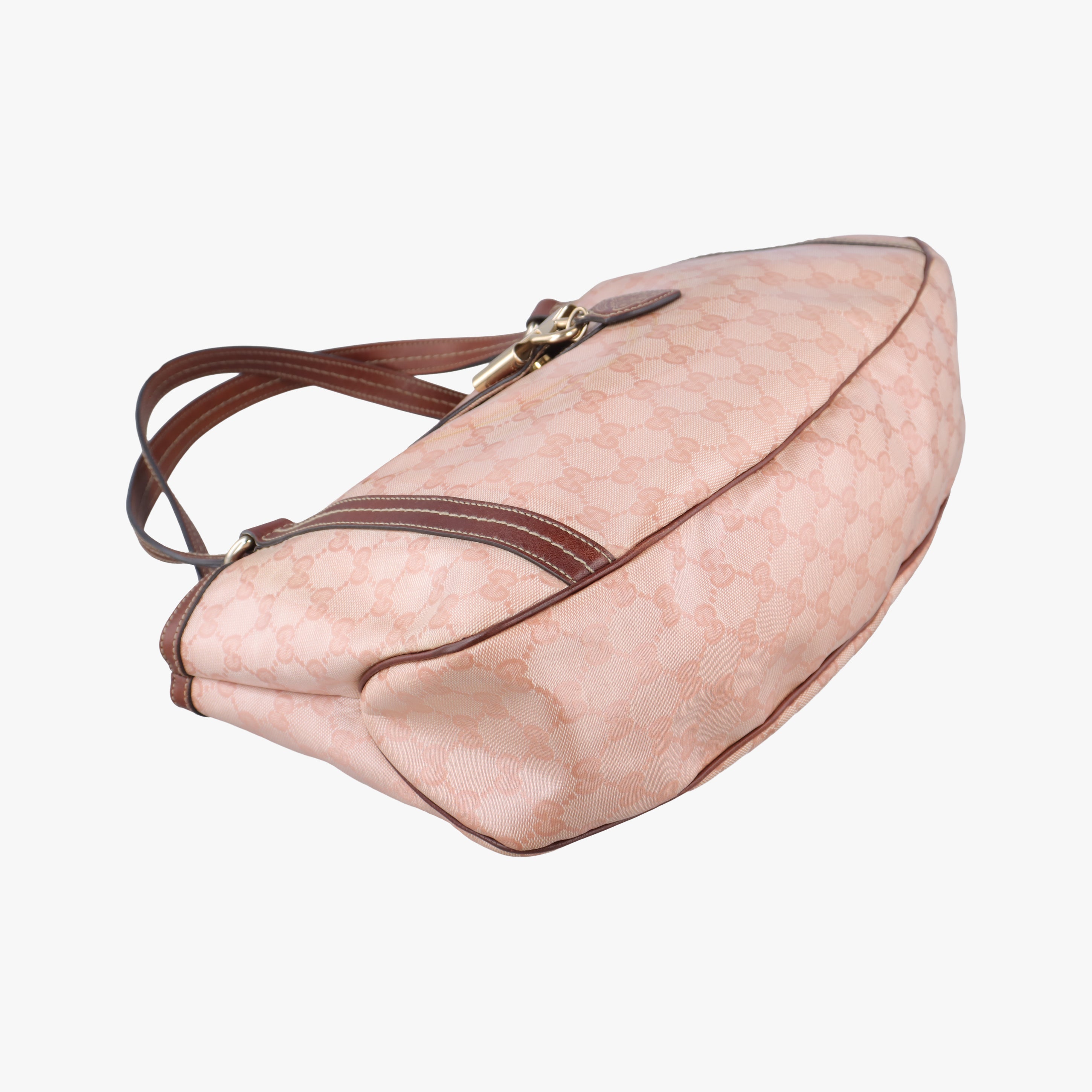 GG Crystal Duchessa Flap Beige x Pink PVC coated canvas 181476 I2260735GGクリスタル ドゥケッサ フラップ ベージュ×ピンク PVCコーティングキャンバス 181476 I2260735