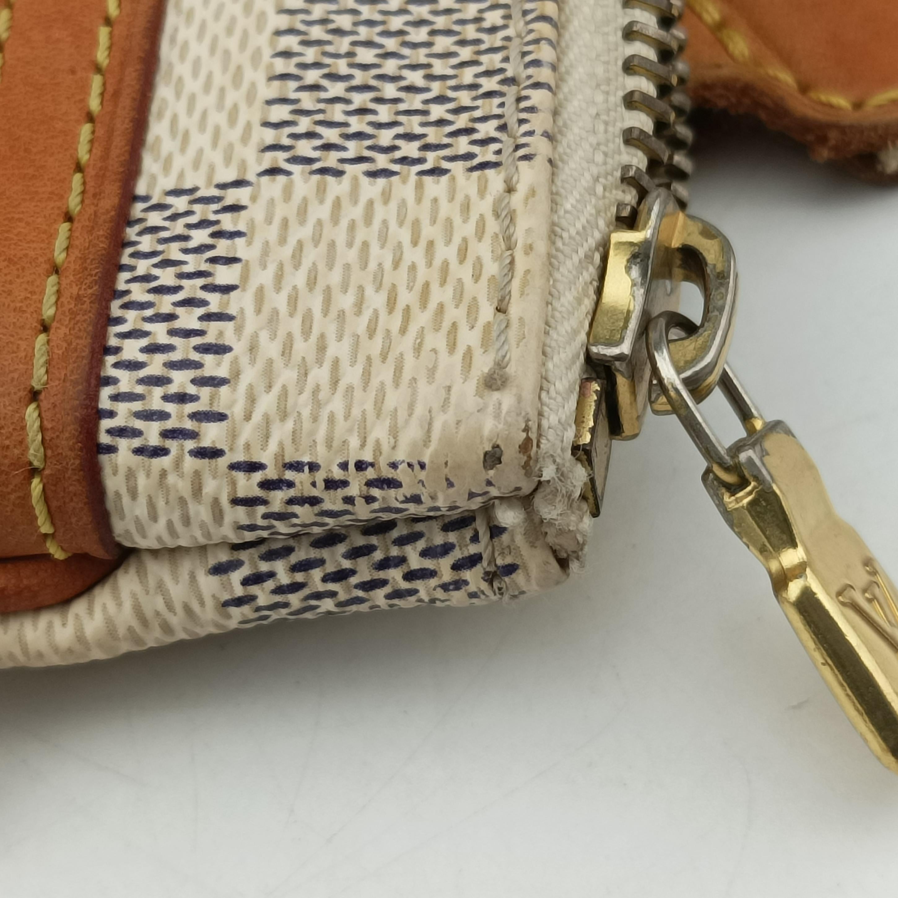 Pochette Bosphore Azur Damier Canvas N51112 MI3087ポシェットボスフォール アズール ダミエキャンバス N51112 MI3087