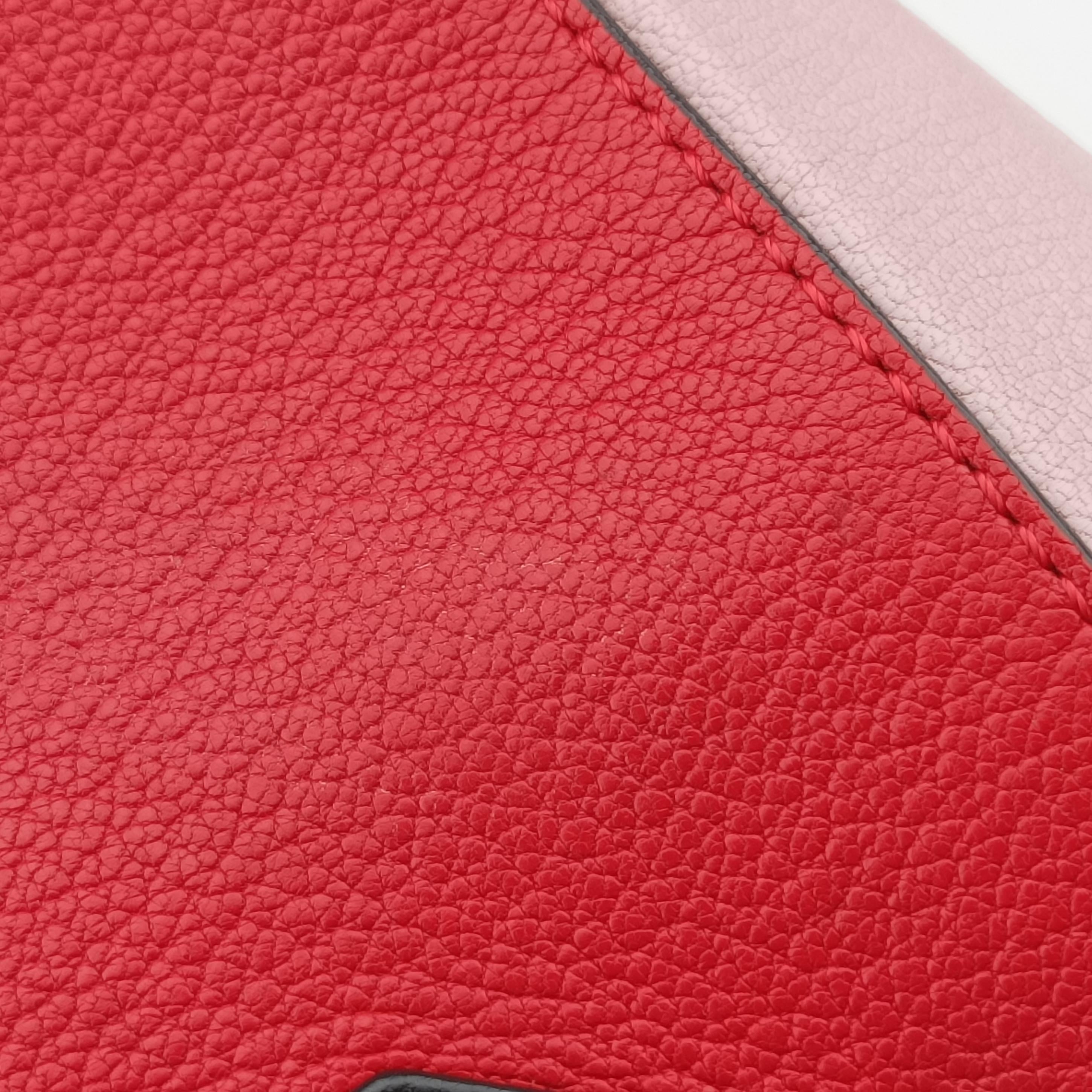 Antigona Red×Black×Pink Leather 3C1122アンティゴナ レッド×ブラック×ピンク レザー 3C1122