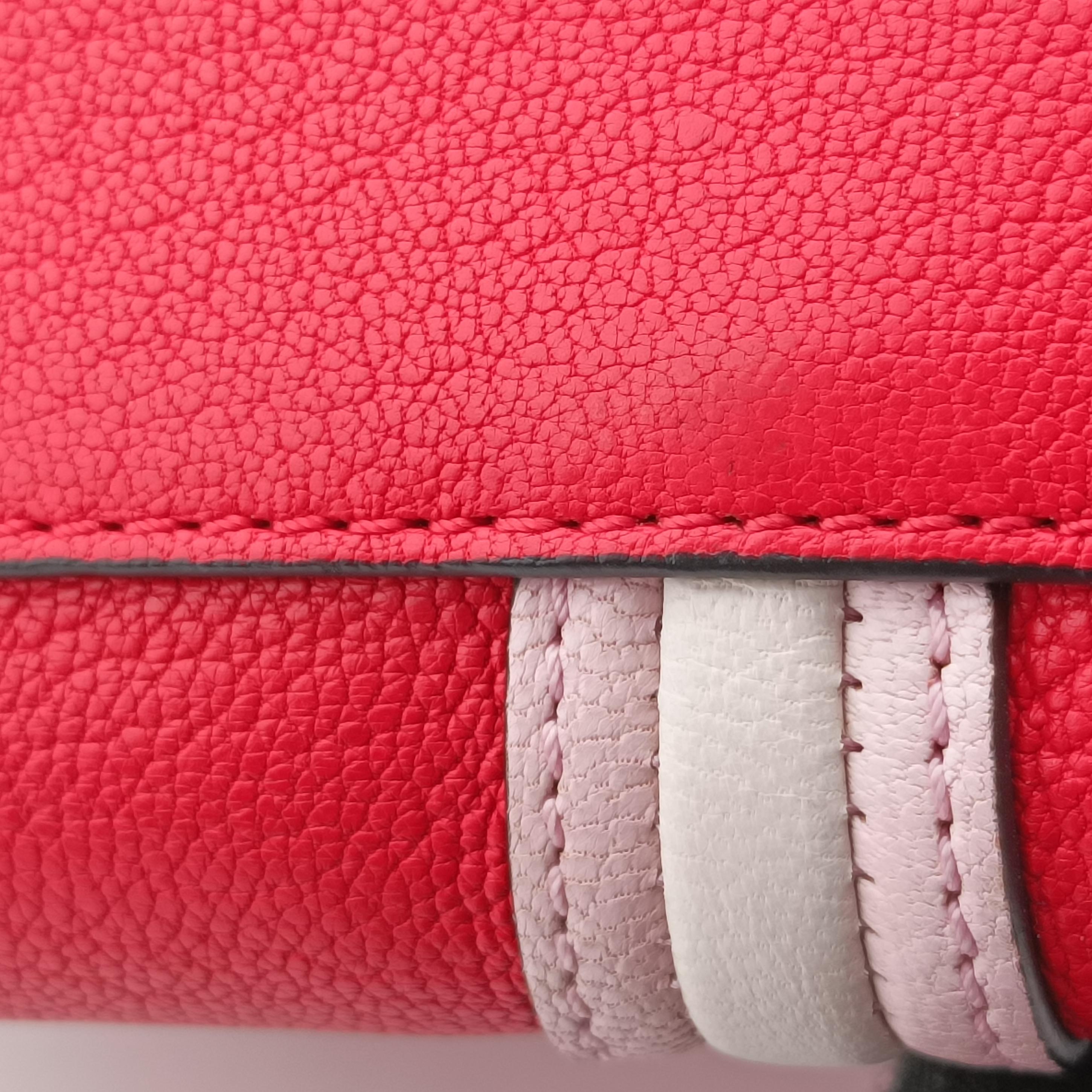 Antigona Red×Black×Pink Leather 3C1122アンティゴナ レッド×ブラック×ピンク レザー 3C1122