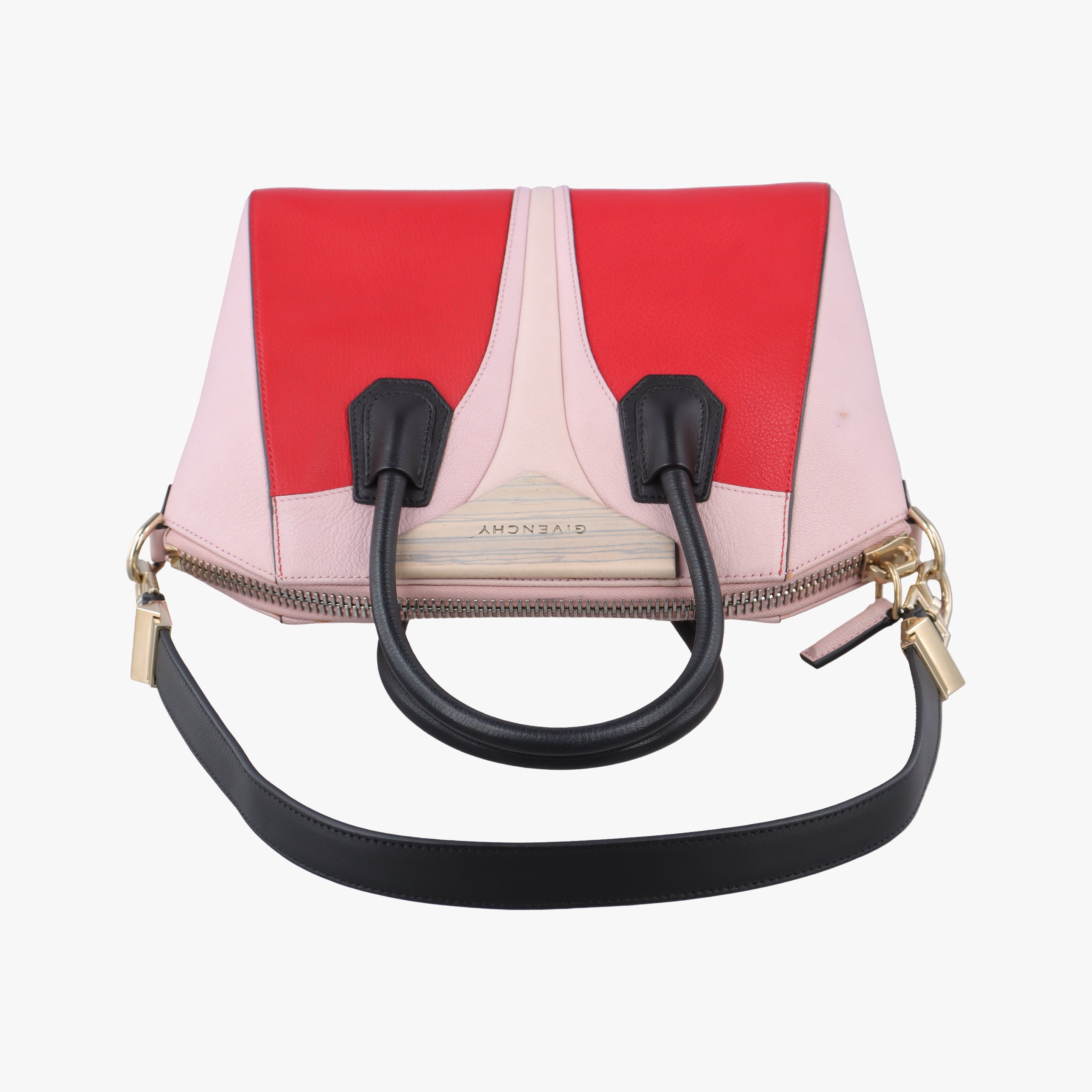 Antigona Red×Black×Pink Leather 3C1122アンティゴナ レッド×ブラック×ピンク レザー 3C1122