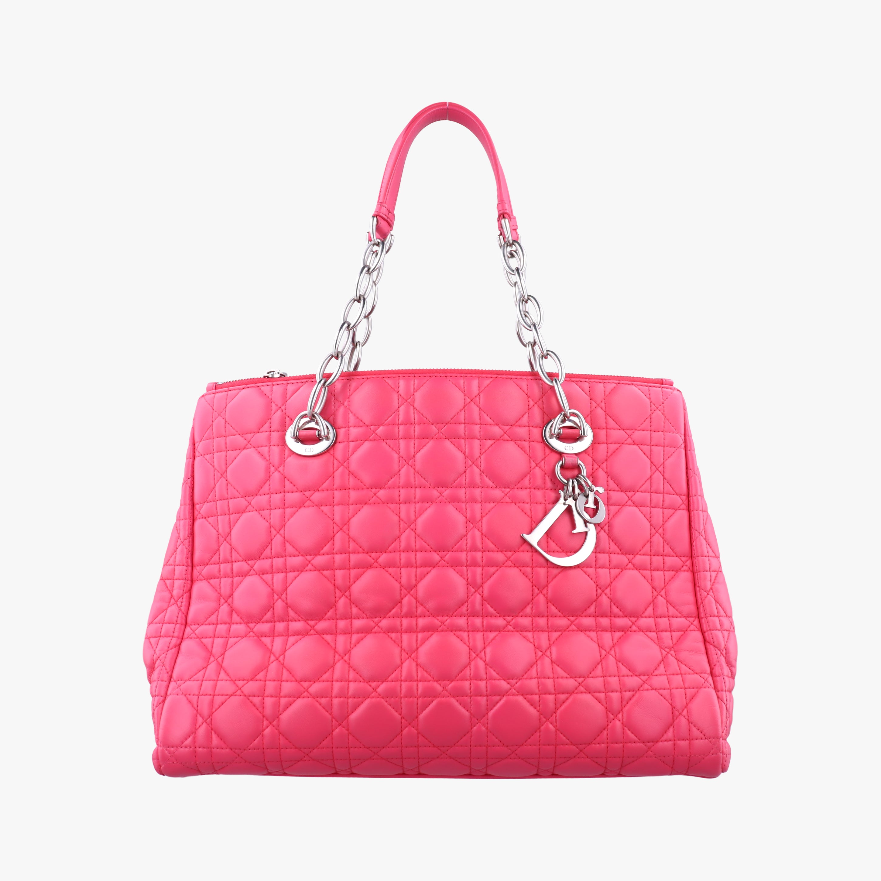 Cannage Dior Soft Shopping Pink lambskin 01-BO-0124ディオールソフトショッピング ピンク ラムスキン 01-BO-0124
