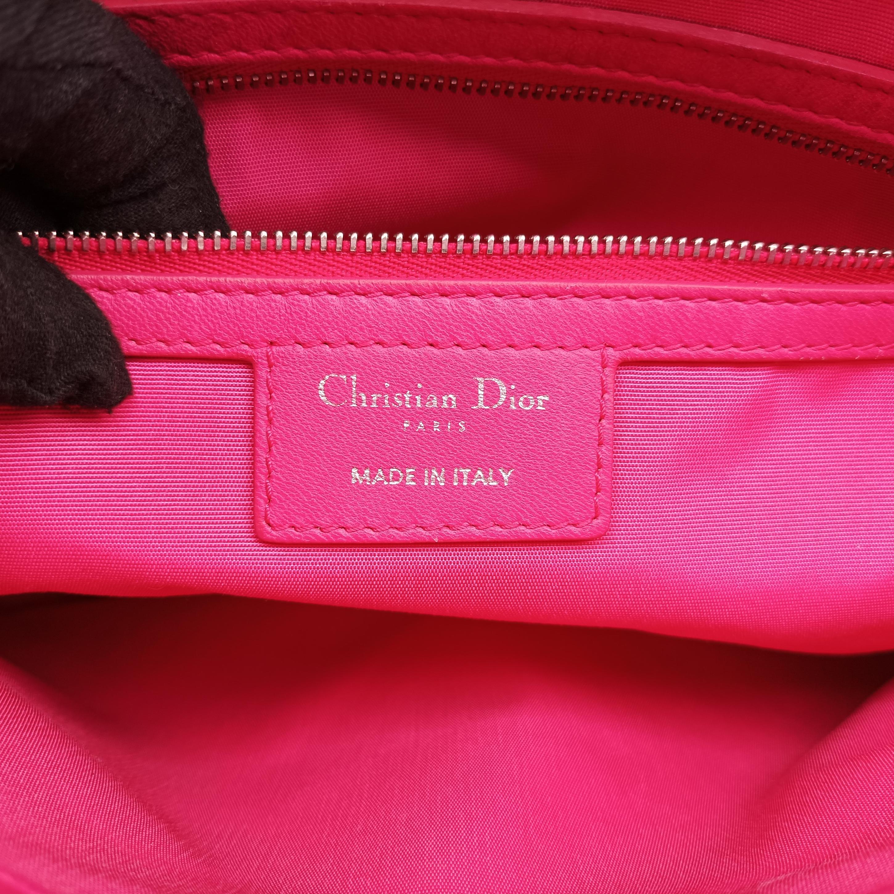 Cannage Dior Soft Shopping Pink lambskin 01-BO-0124ディオールソフトショッピング ピンク ラムスキン 01-BO-0124