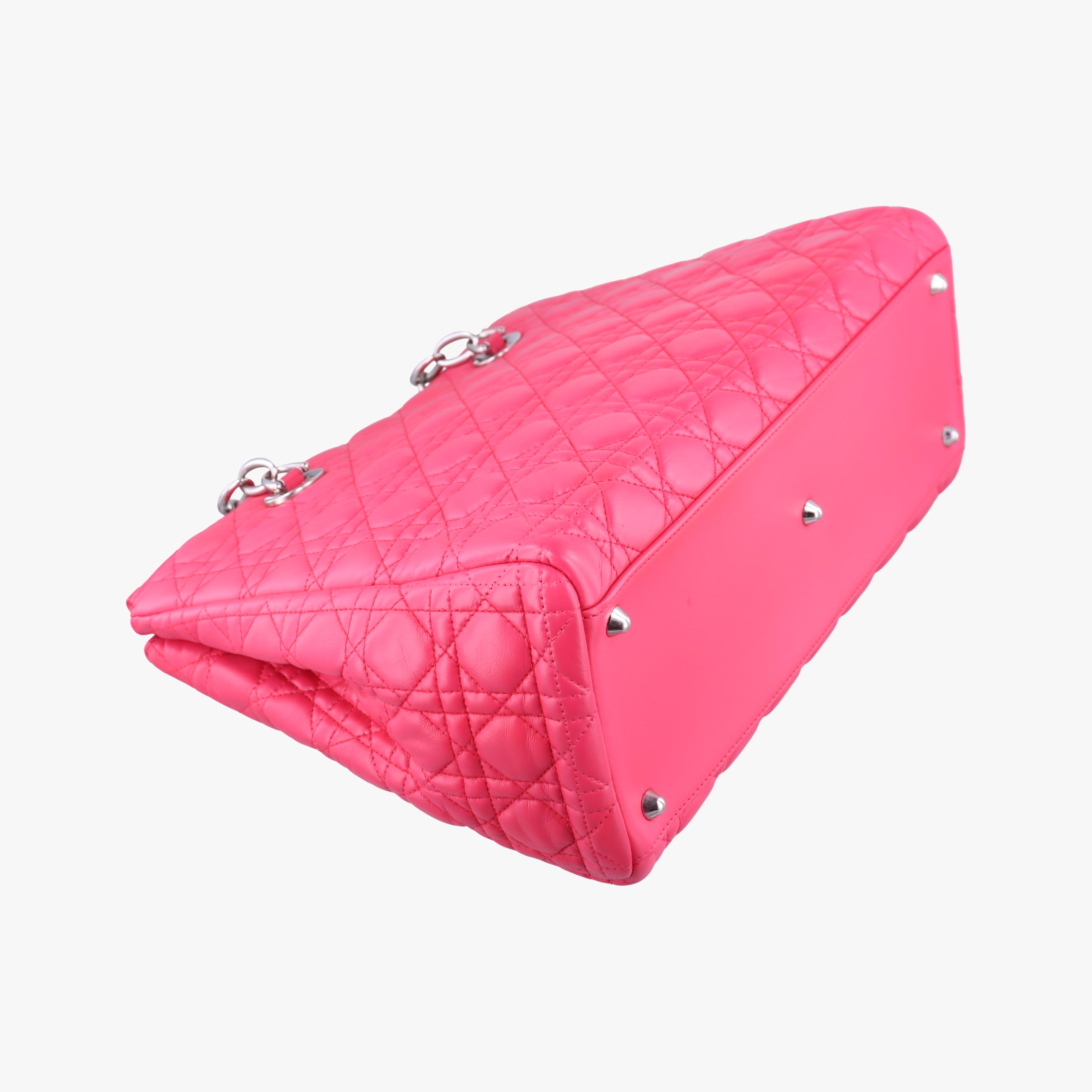Cannage Dior Soft Shopping Pink lambskin 01-BO-0124ディオールソフトショッピング ピンク ラムスキン 01-BO-0124