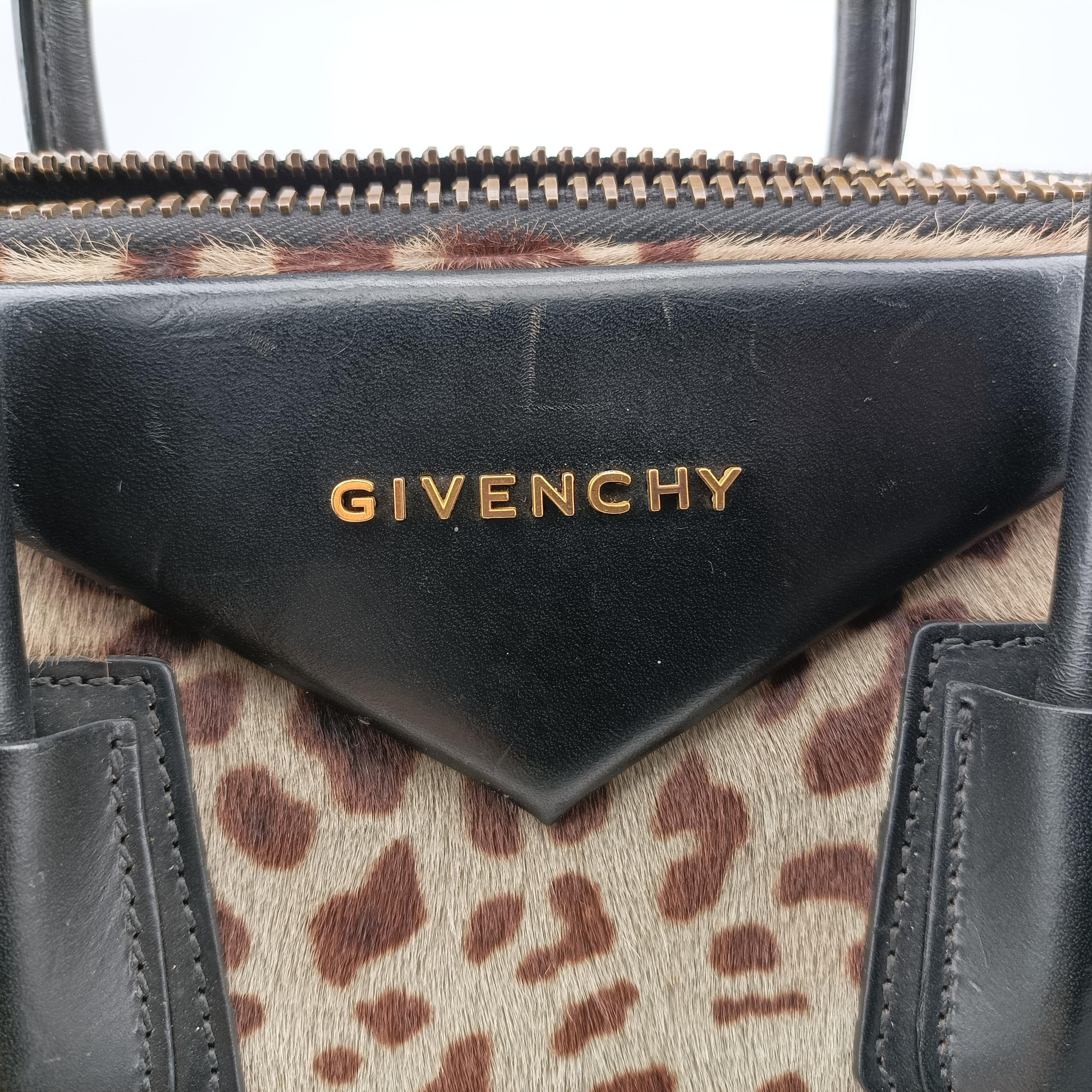 Medium Antigona beige×Gray×Multicolour ponyhair×Leather 3C0173ミディアムアンティゴネ ベージュ×グレー×マルチカラー ハラコ×レザー 3C0173