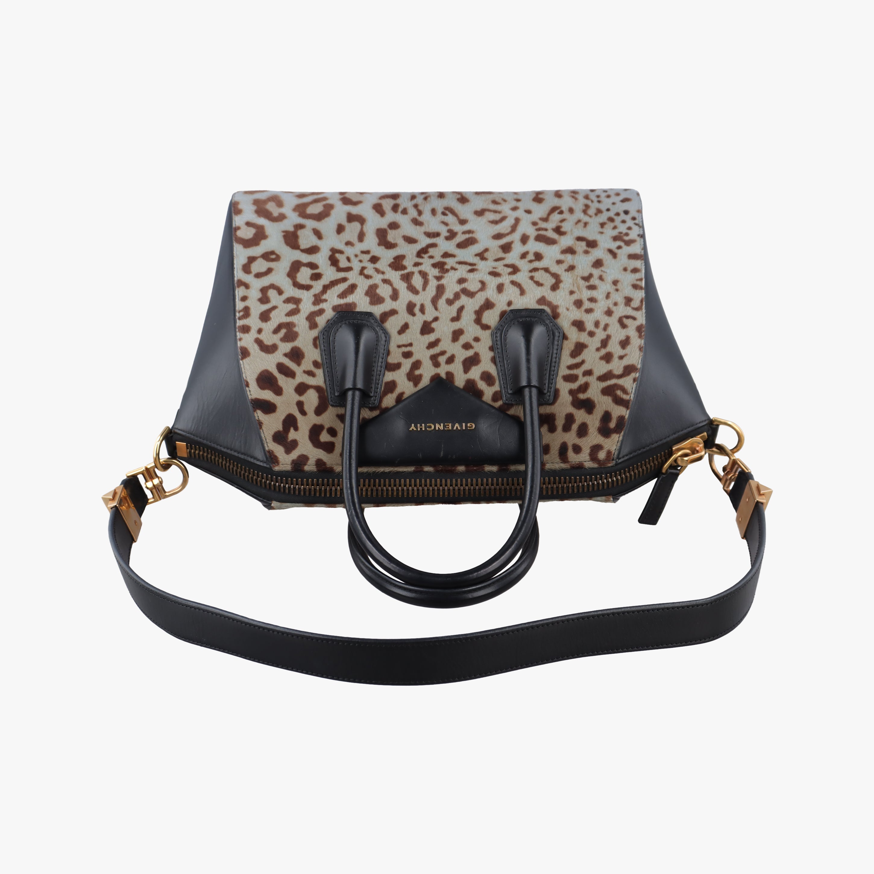 Medium Antigona beige×Gray×Multicolour ponyhair×Leather 3C0173ミディアムアンティゴネ ベージュ×グレー×マルチカラー ハラコ×レザー 3C0173