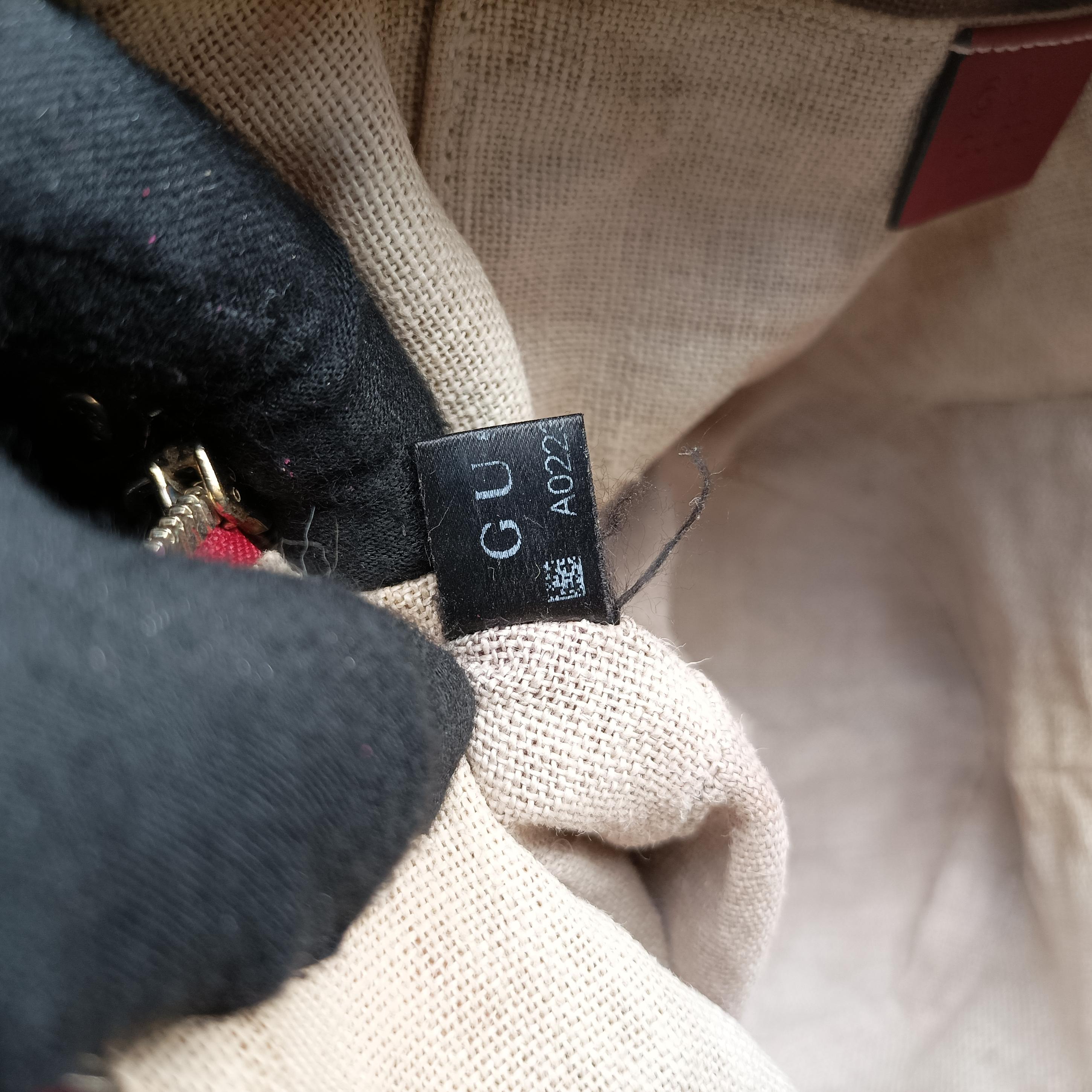 Microguccissima Red Leather 449654 A022310254マイクログッチシマ レッド レザー 449654 A022310254