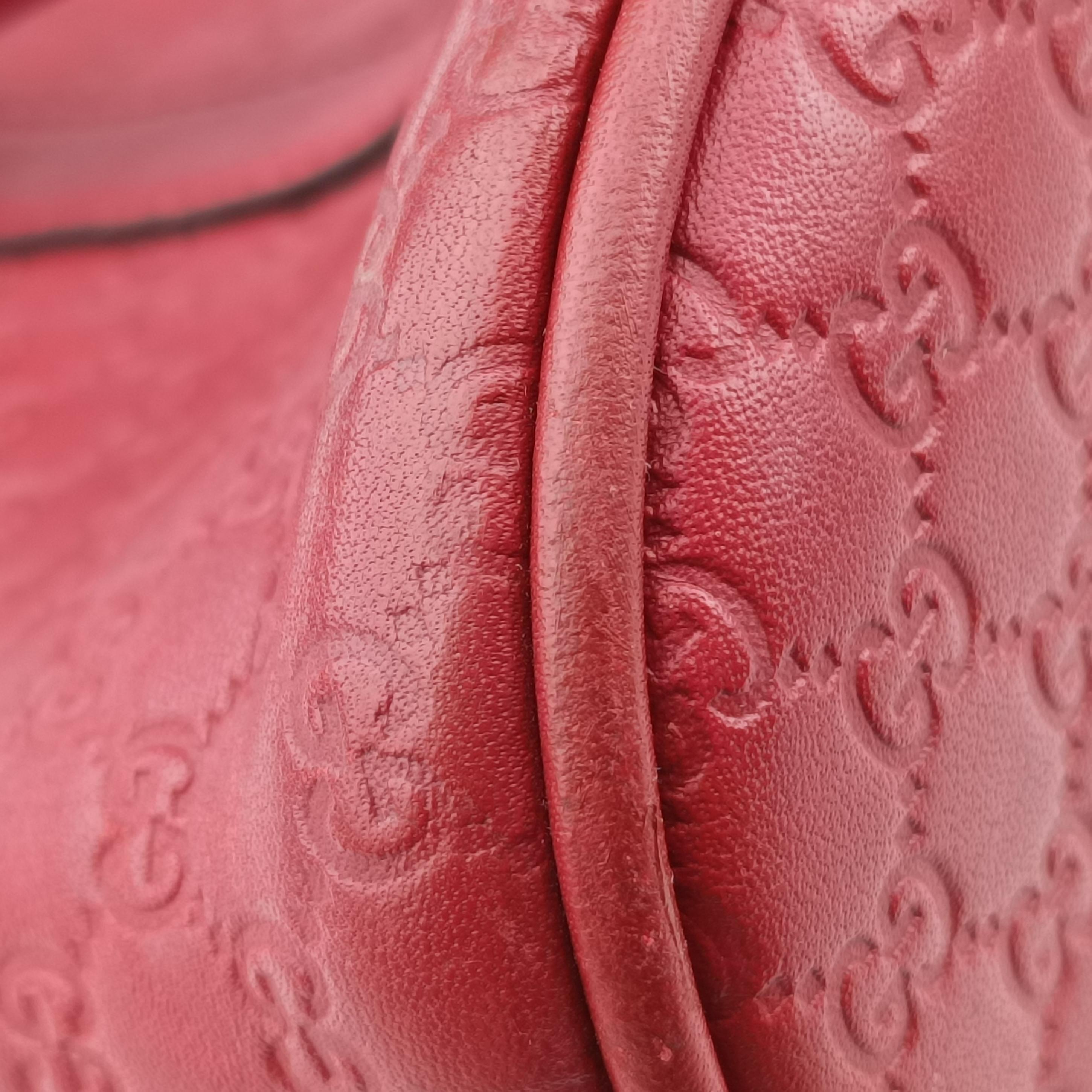 Microguccissima Red Leather 449654 A022310254マイクログッチシマ レッド レザー 449654 A022310254