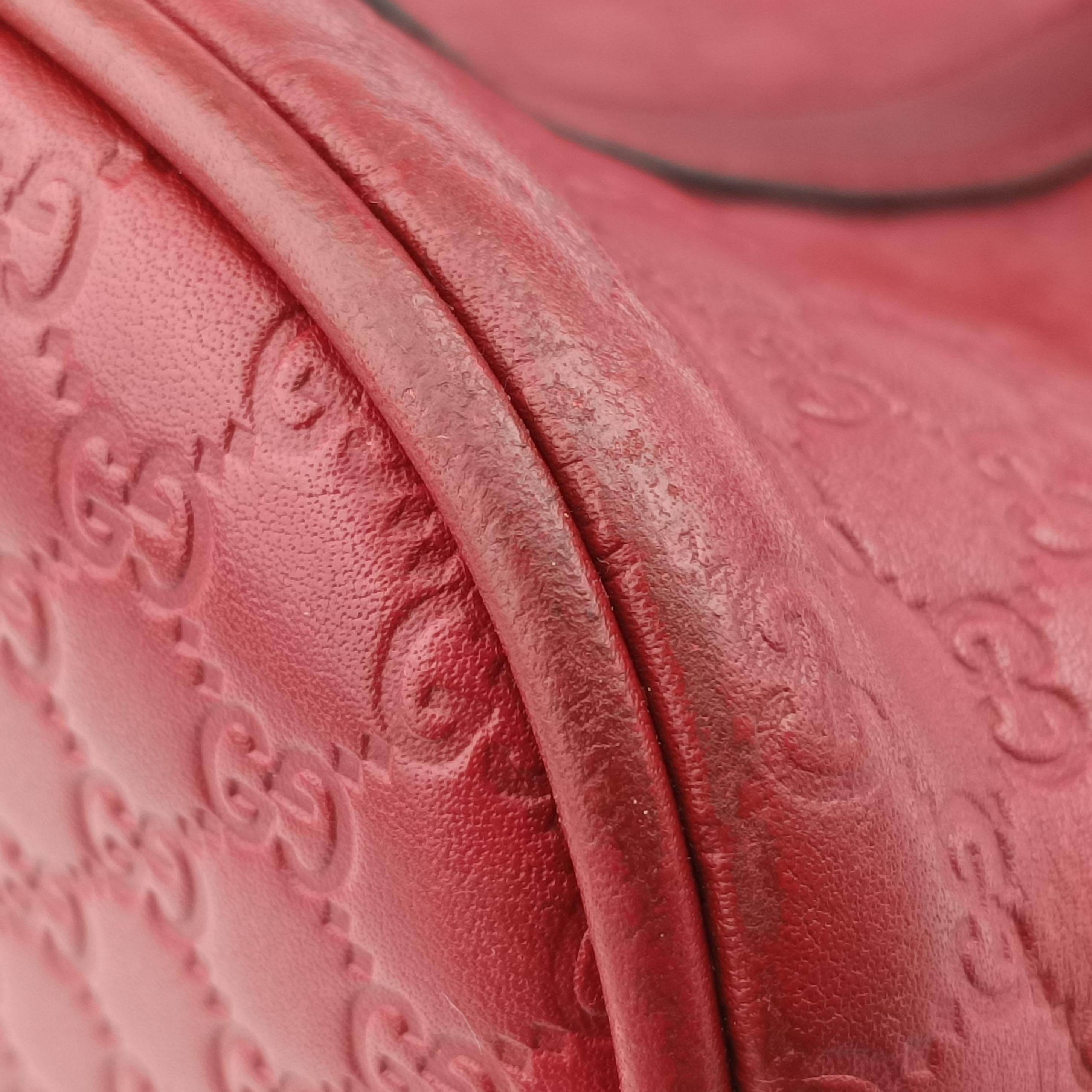 Microguccissima Red Leather 449654 A022310254マイクログッチシマ レッド レザー 449654 A022310254