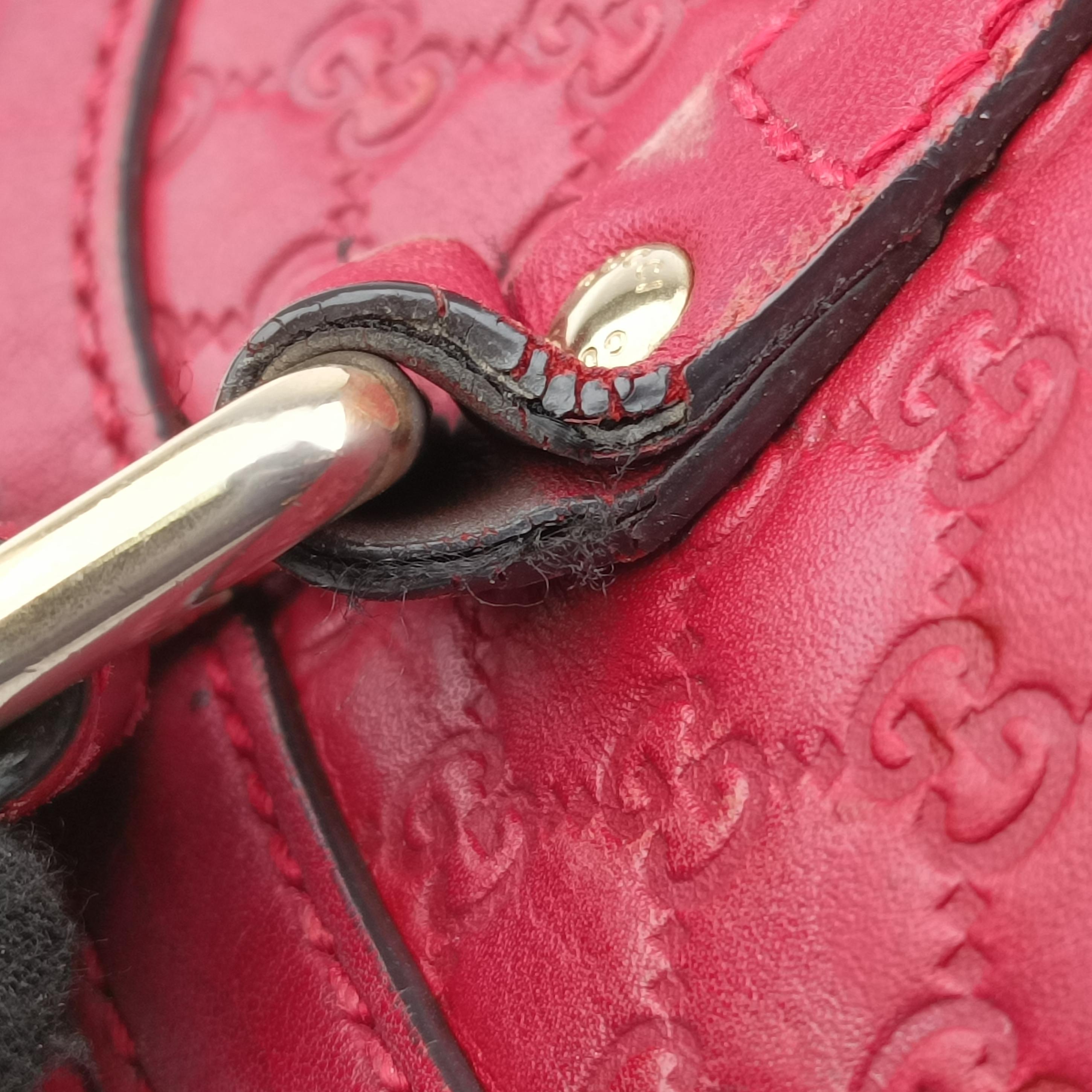 Microguccissima Red Leather 449654 A022310254マイクログッチシマ レッド レザー 449654 A022310254