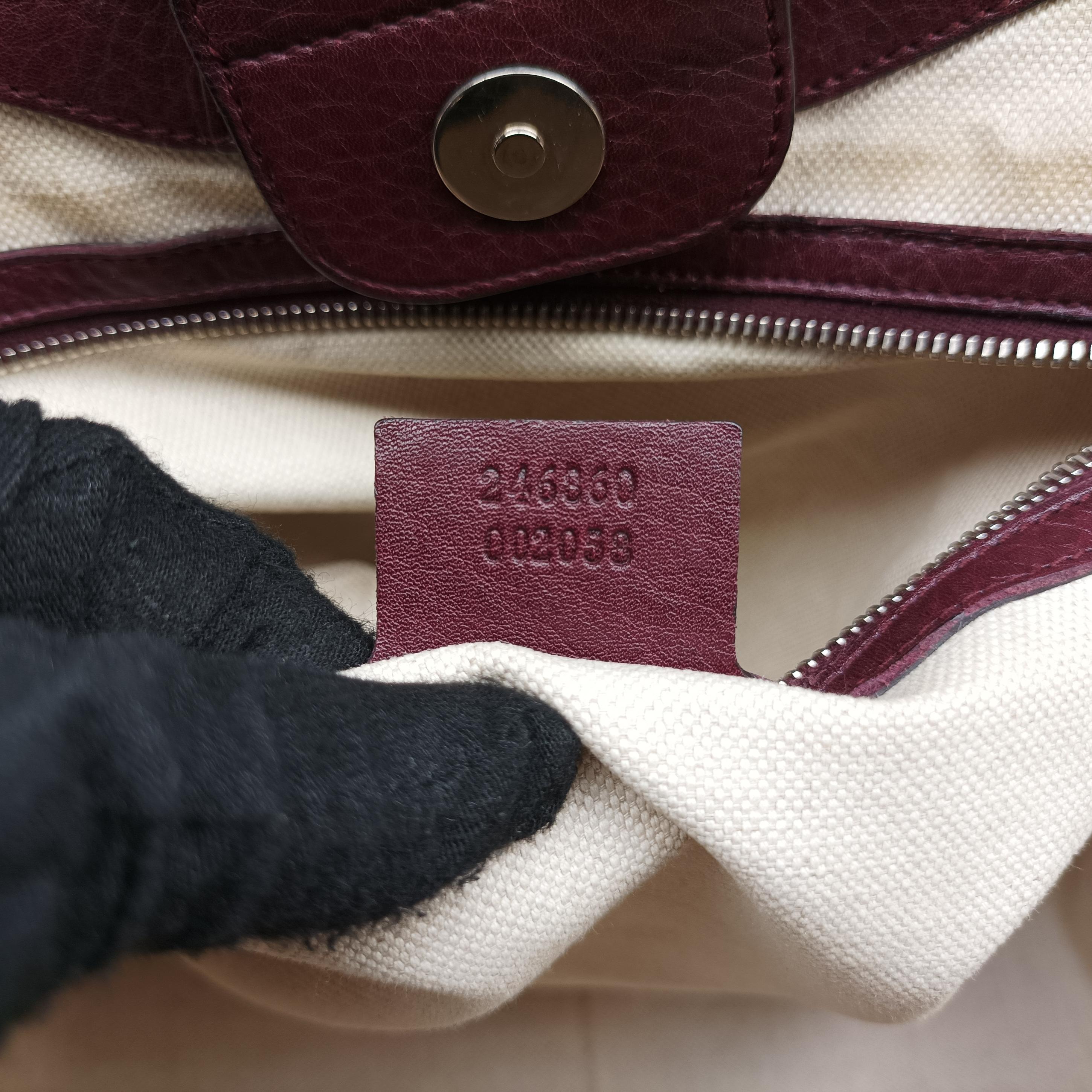 New Bamboo Tassel khaki×burgundy Leather × fabric 246860 D6509785ニューバンブー カーキ×ワインレッド レザー×ファブリック 246860 D6509785