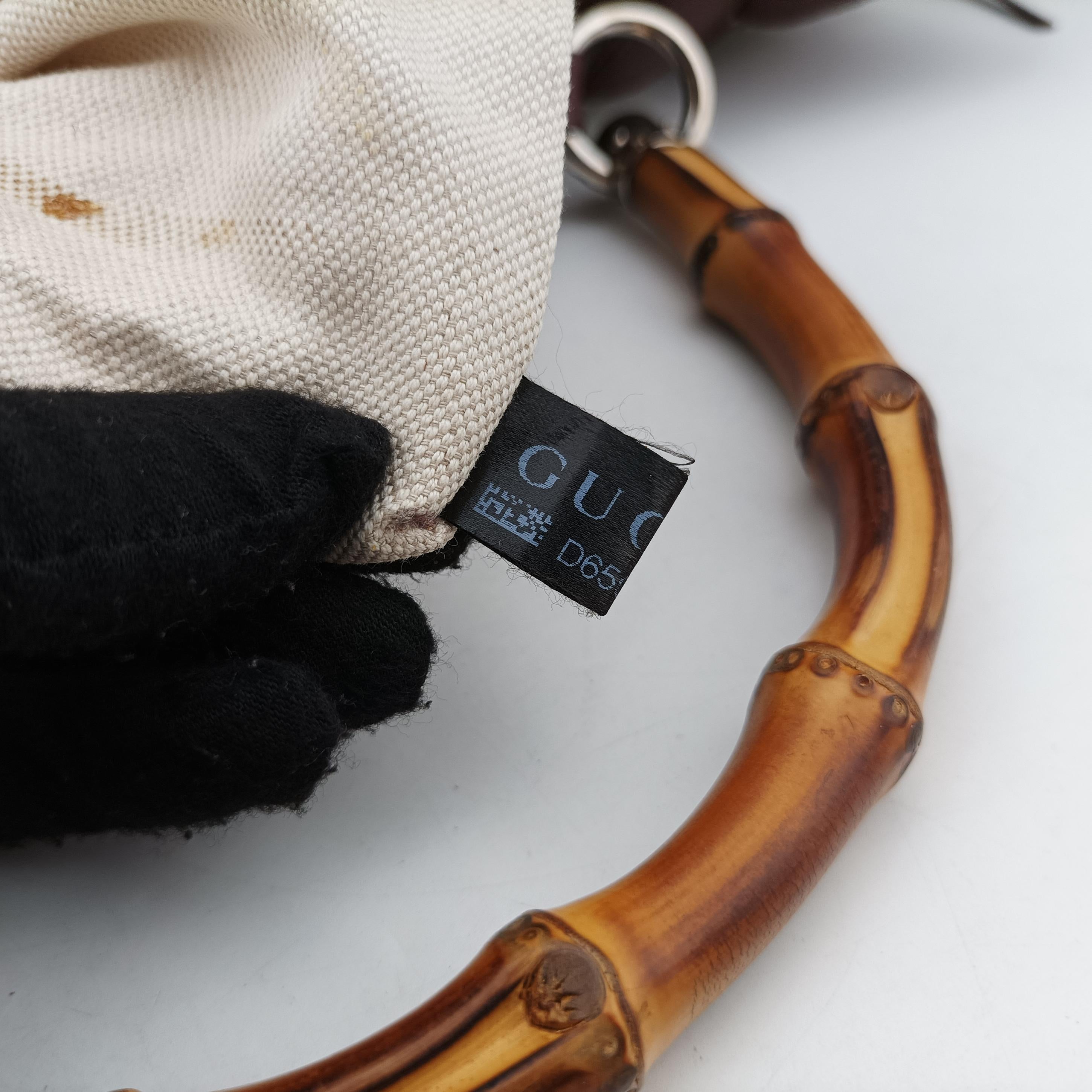 New Bamboo Tassel khaki×burgundy Leather × fabric 246860 D6509785ニューバンブー カーキ×ワインレッド レザー×ファブリック 246860 D6509785