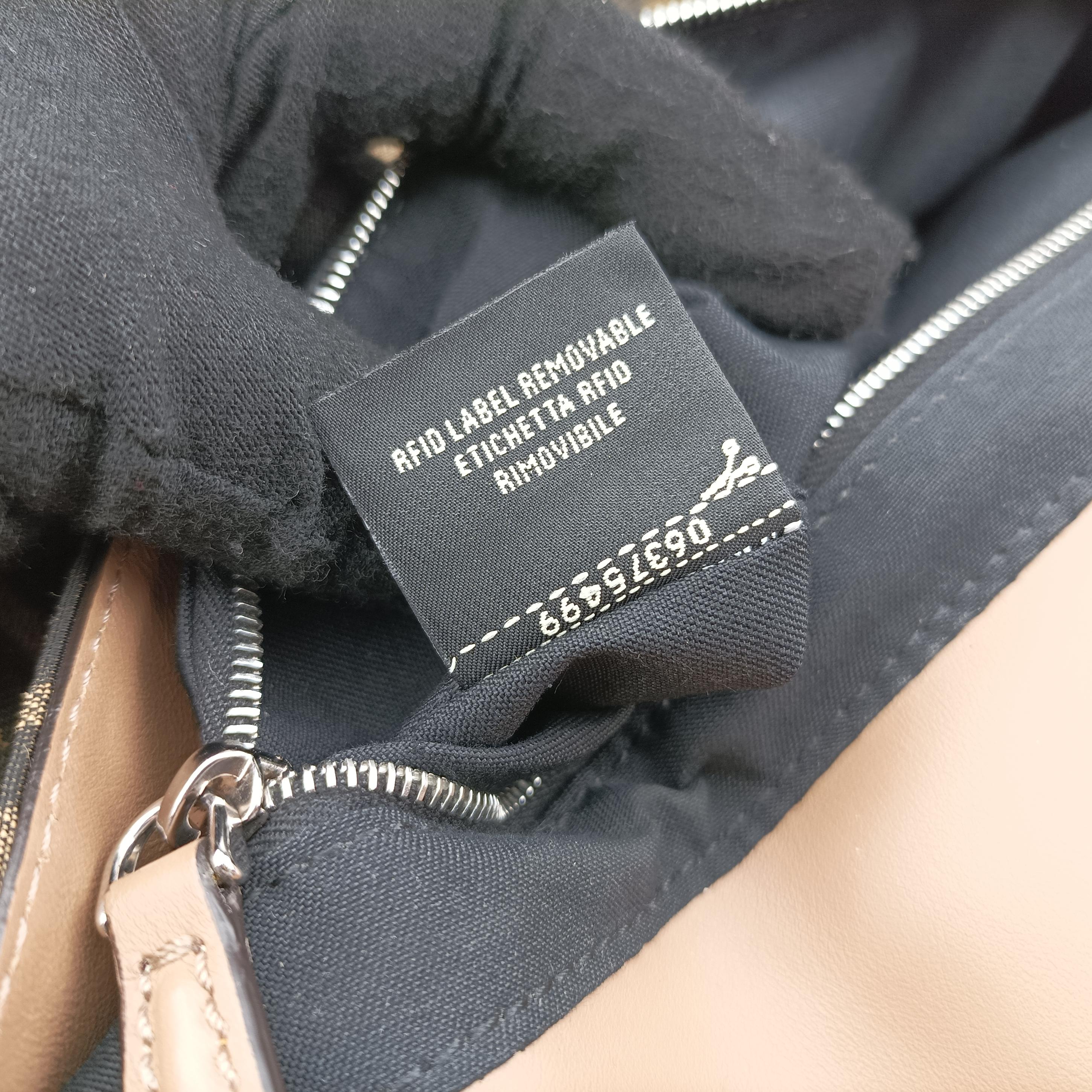 Baguette Brown x White x Beige canvas×leather 7VA478 7VA478 AB50 208-10429バゲット ブラウン×ホワイト×ベージュ キャンバス×レザー 7VA478 7VA478 AB50 208-10429