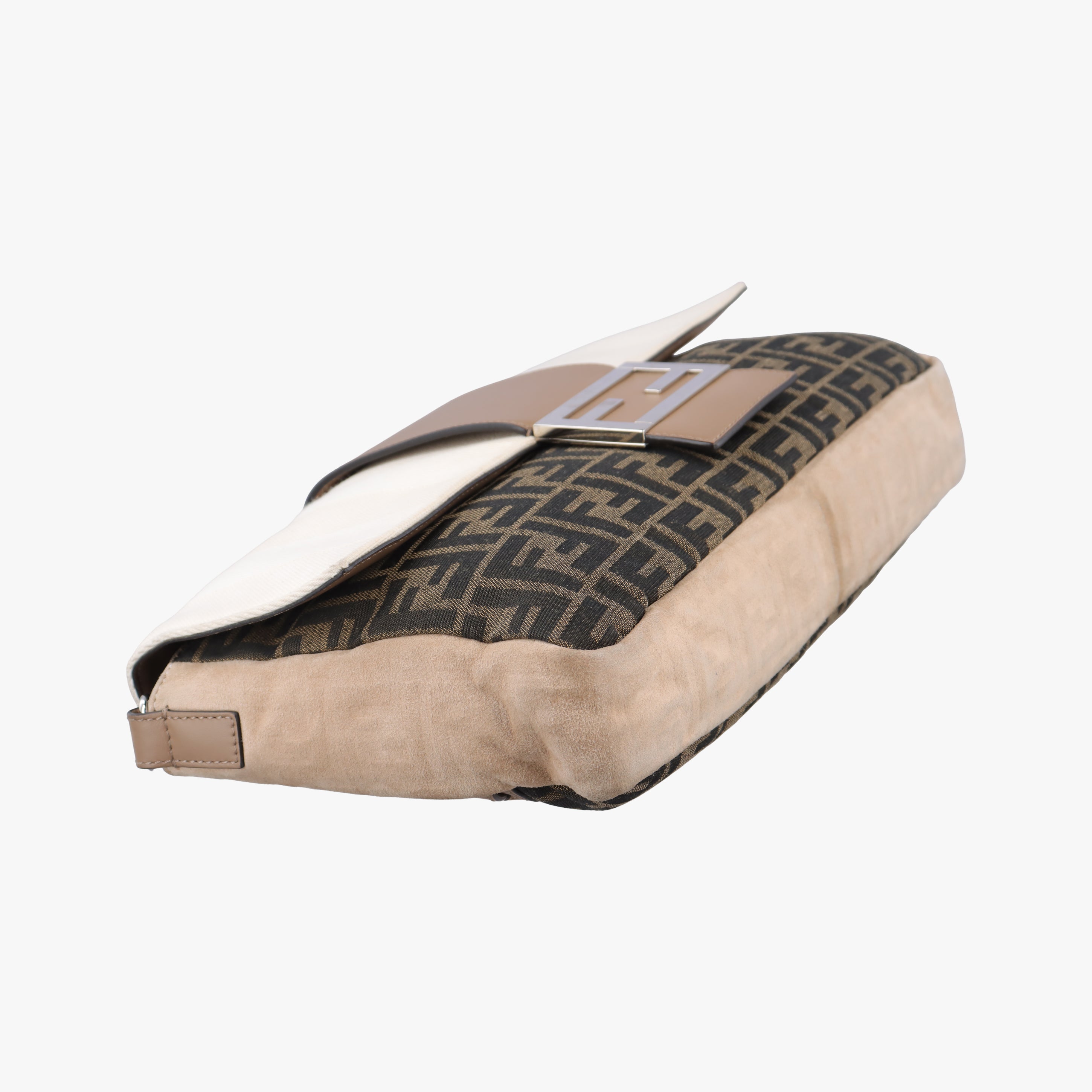 Baguette Brown x White x Beige canvas×leather 7VA478 7VA478 AB50 208-10429バゲット ブラウン×ホワイト×ベージュ キャンバス×レザー 7VA478 7VA478 AB50 208-10429