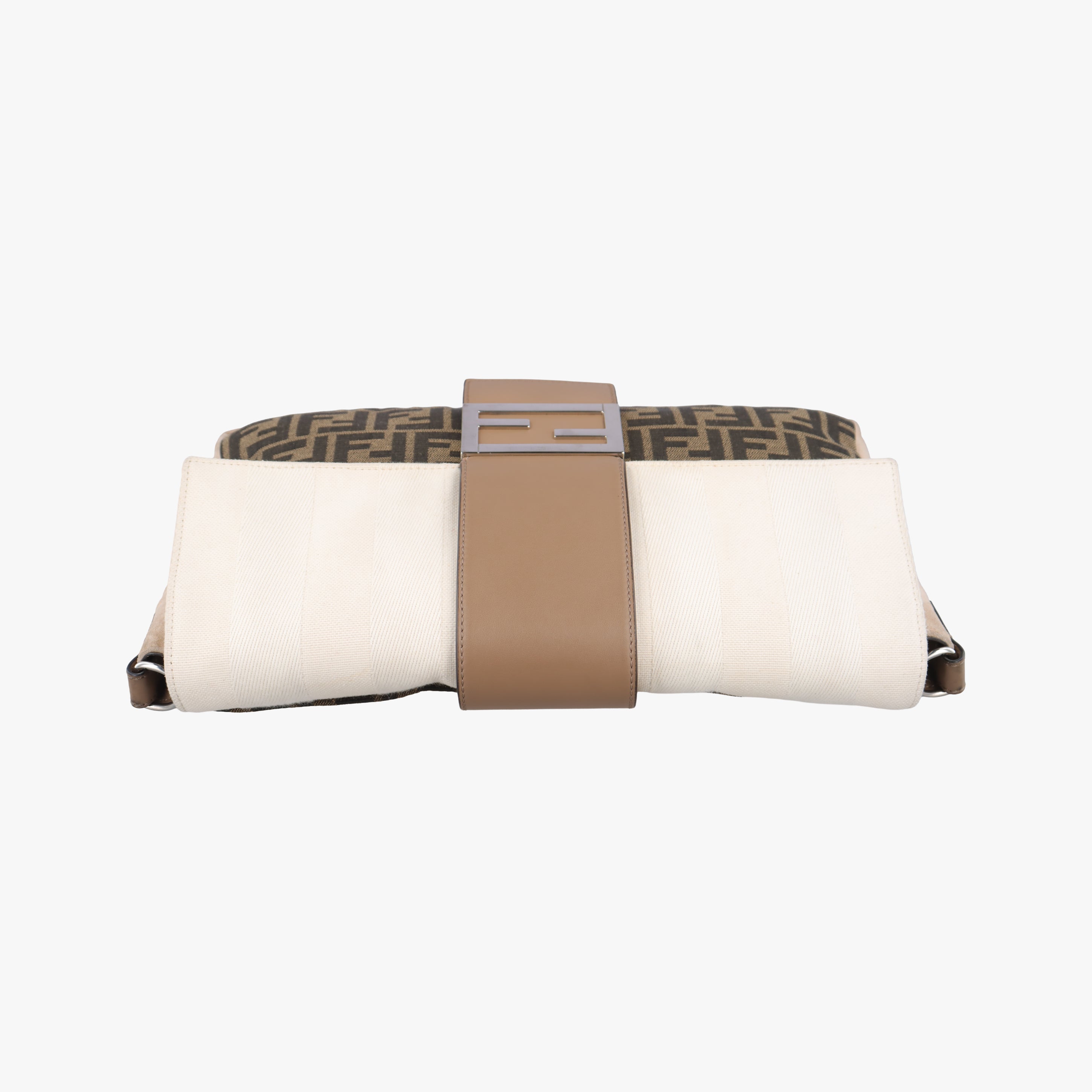 Baguette Brown x White x Beige canvas×leather 7VA478 7VA478 AB50 208-10429バゲット ブラウン×ホワイト×ベージュ キャンバス×レザー 7VA478 7VA478 AB50 208-10429