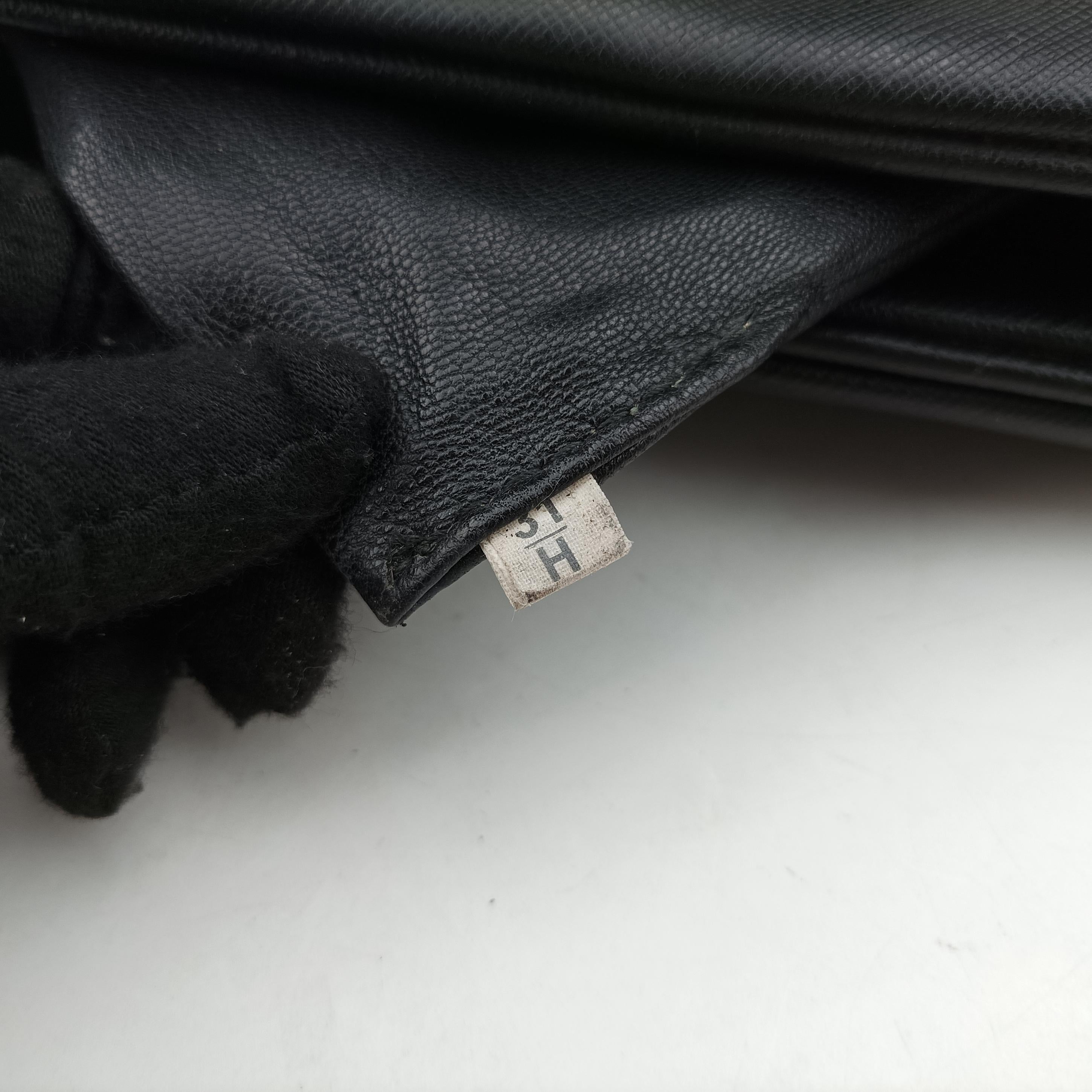 Business Briefcase Black SAFFIANO Leather 2VE011 31/H 208ビジネス ブリーフケース ブラック サフィアーノレザー 2VE011 31/H 208