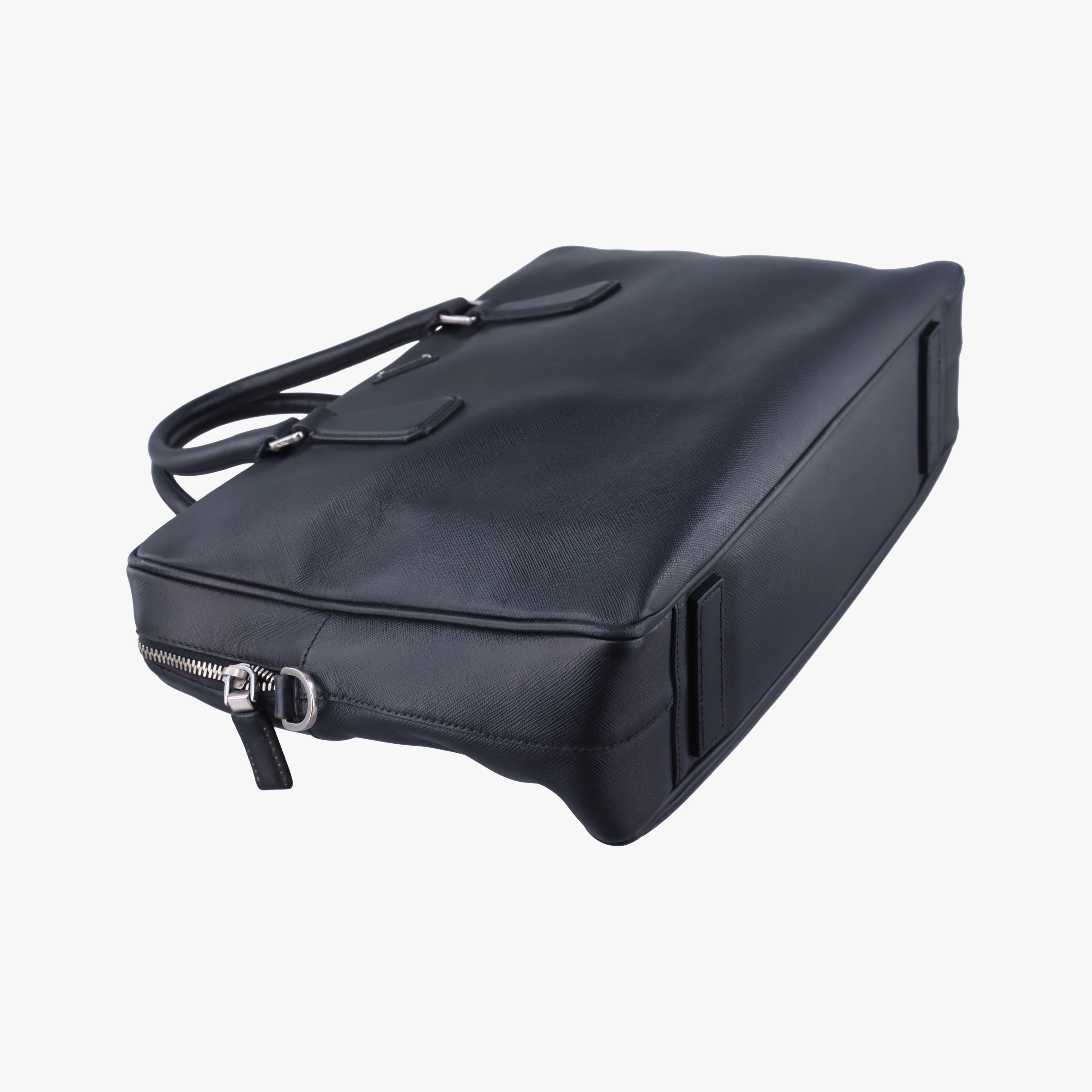 Business Briefcase Black SAFFIANO Leather 2VE011 31/H 208ビジネス ブリーフケース ブラック サフィアーノレザー 2VE011 31/H 208