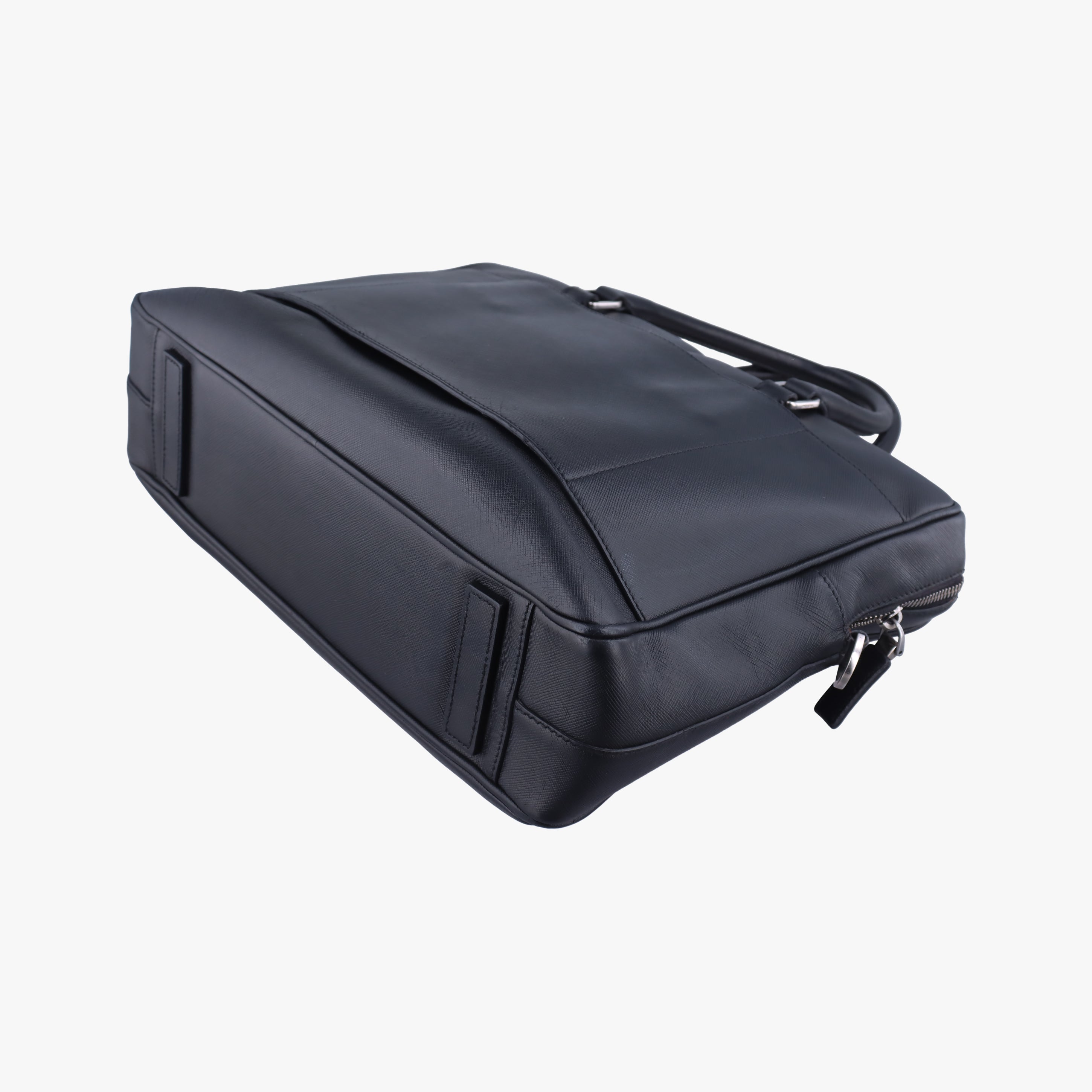 Business Briefcase Black SAFFIANO Leather 2VE011 31/H 208ビジネス ブリーフケース ブラック サフィアーノレザー 2VE011 31/H 208