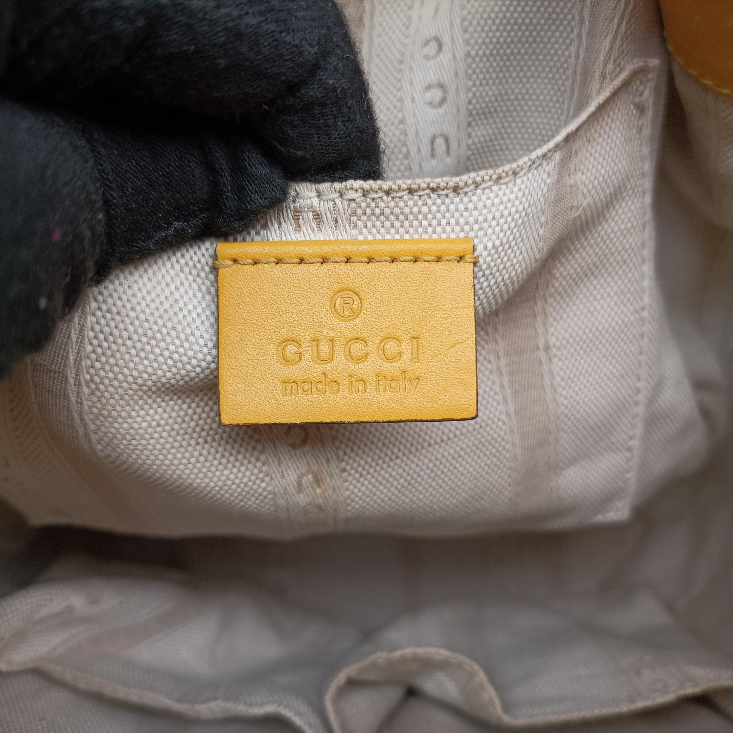 Bright Diamante Bucket Yellow Leather 354229 I016456652ブライトディアマンテ バケット イエロー レザー 354229 I016456652