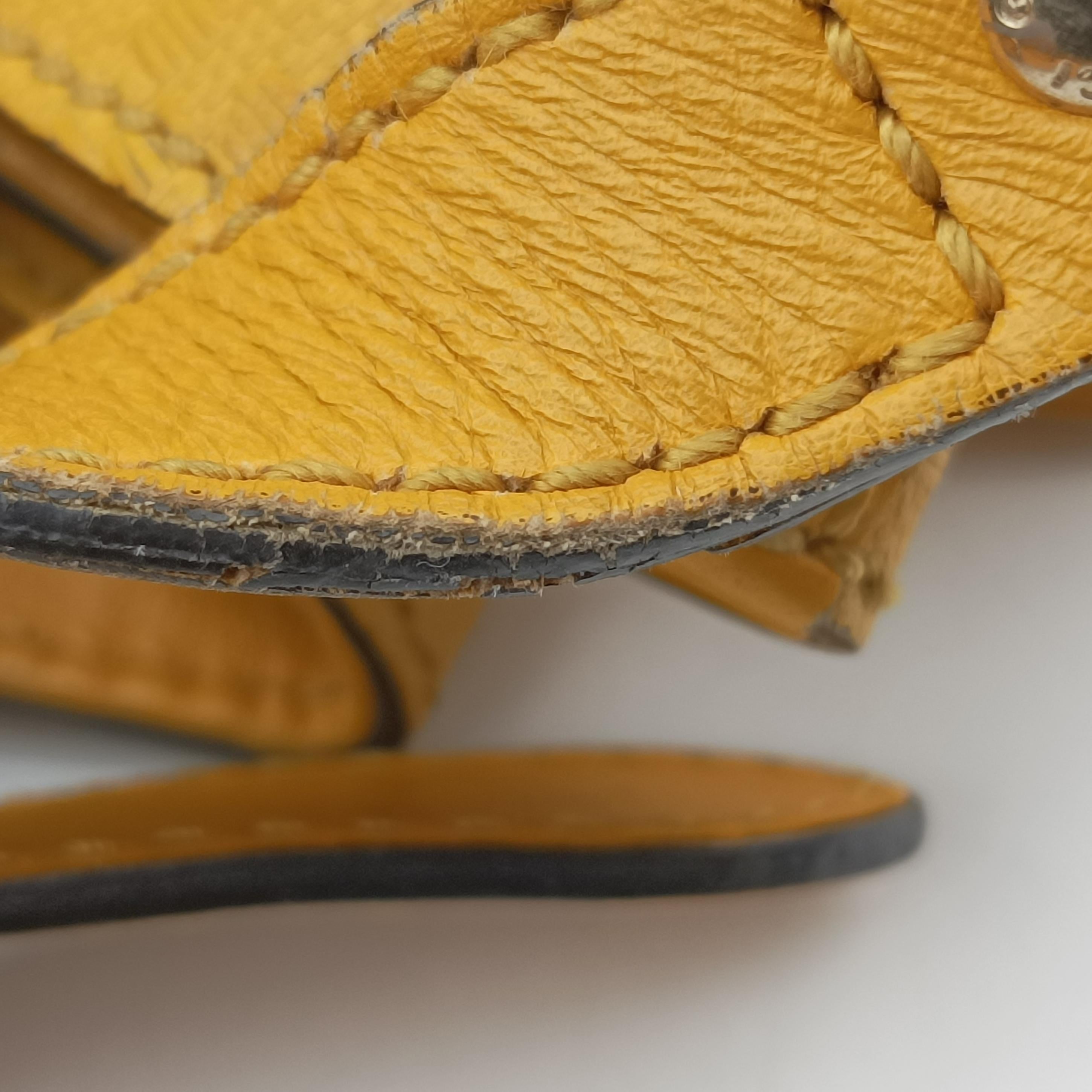 Bright Diamante Bucket Yellow Leather 354229 I016456652ブライトディアマンテ バケット イエロー レザー 354229 I016456652