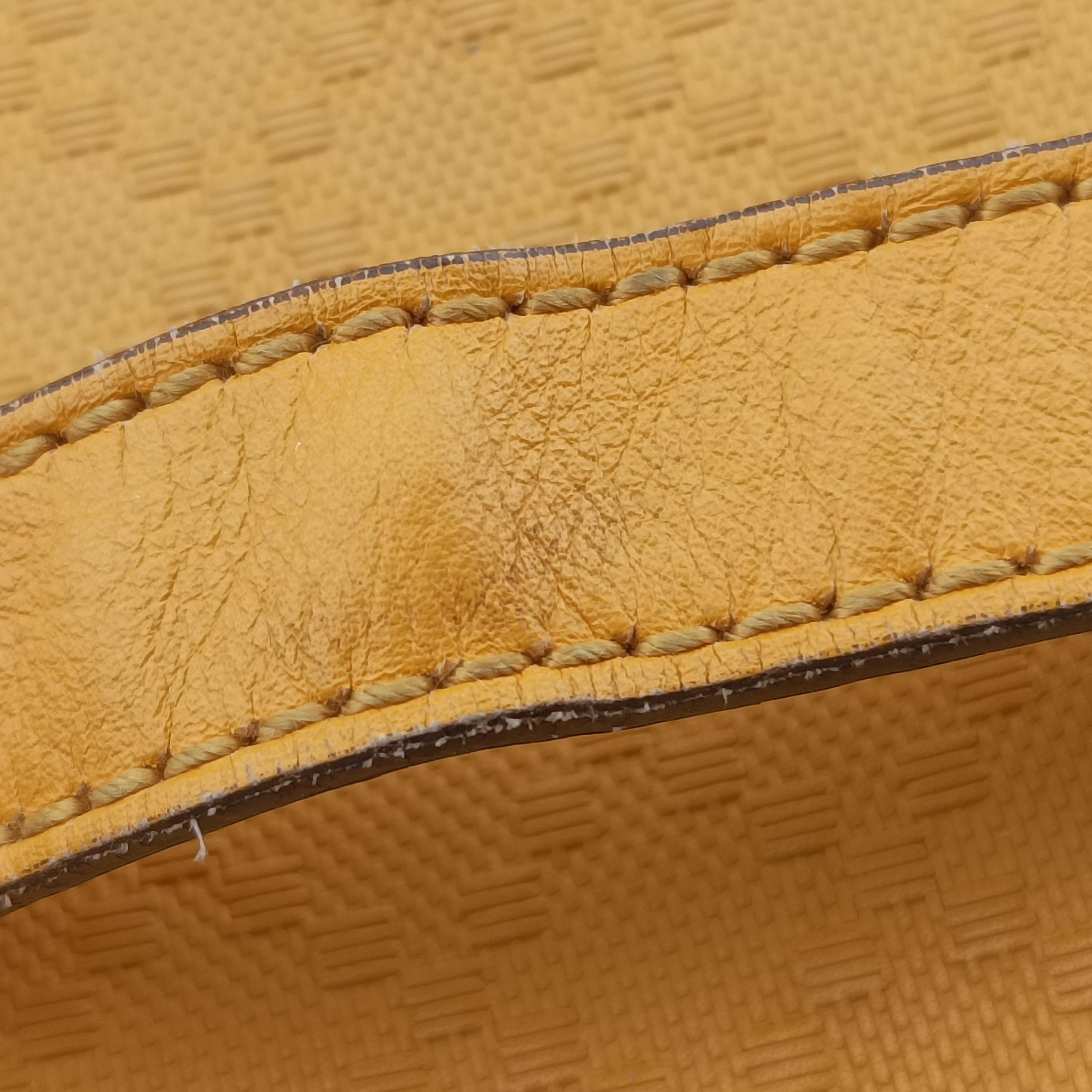 Bright Diamante Bucket Yellow Leather 354229 I016456652ブライトディアマンテ バケット イエロー レザー 354229 I016456652