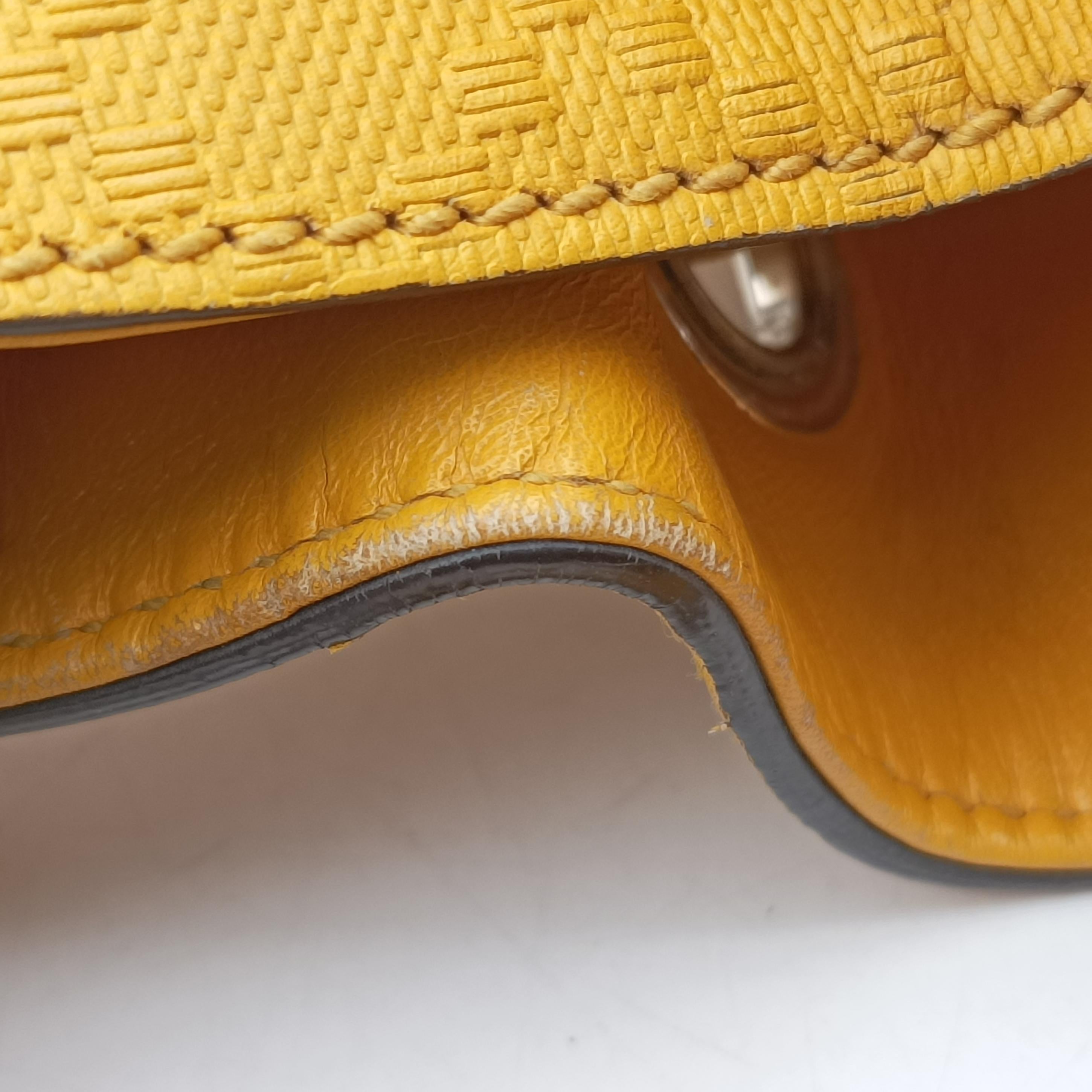 Bright Diamante Bucket Yellow Leather 354229 I016456652ブライトディアマンテ バケット イエロー レザー 354229 I016456652