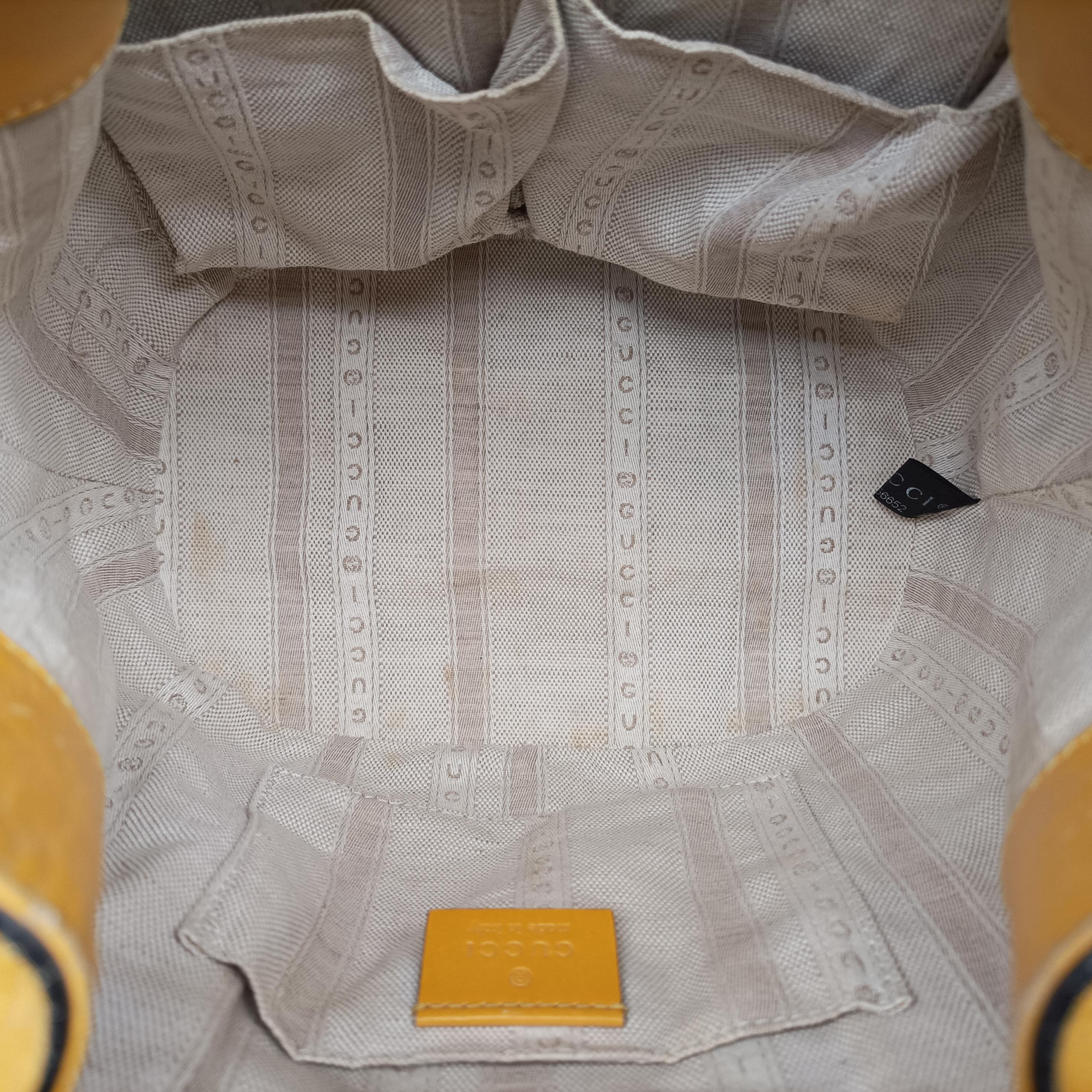 Bright Diamante Bucket Yellow Leather 354229 I016456652ブライトディアマンテ バケット イエロー レザー 354229 I016456652