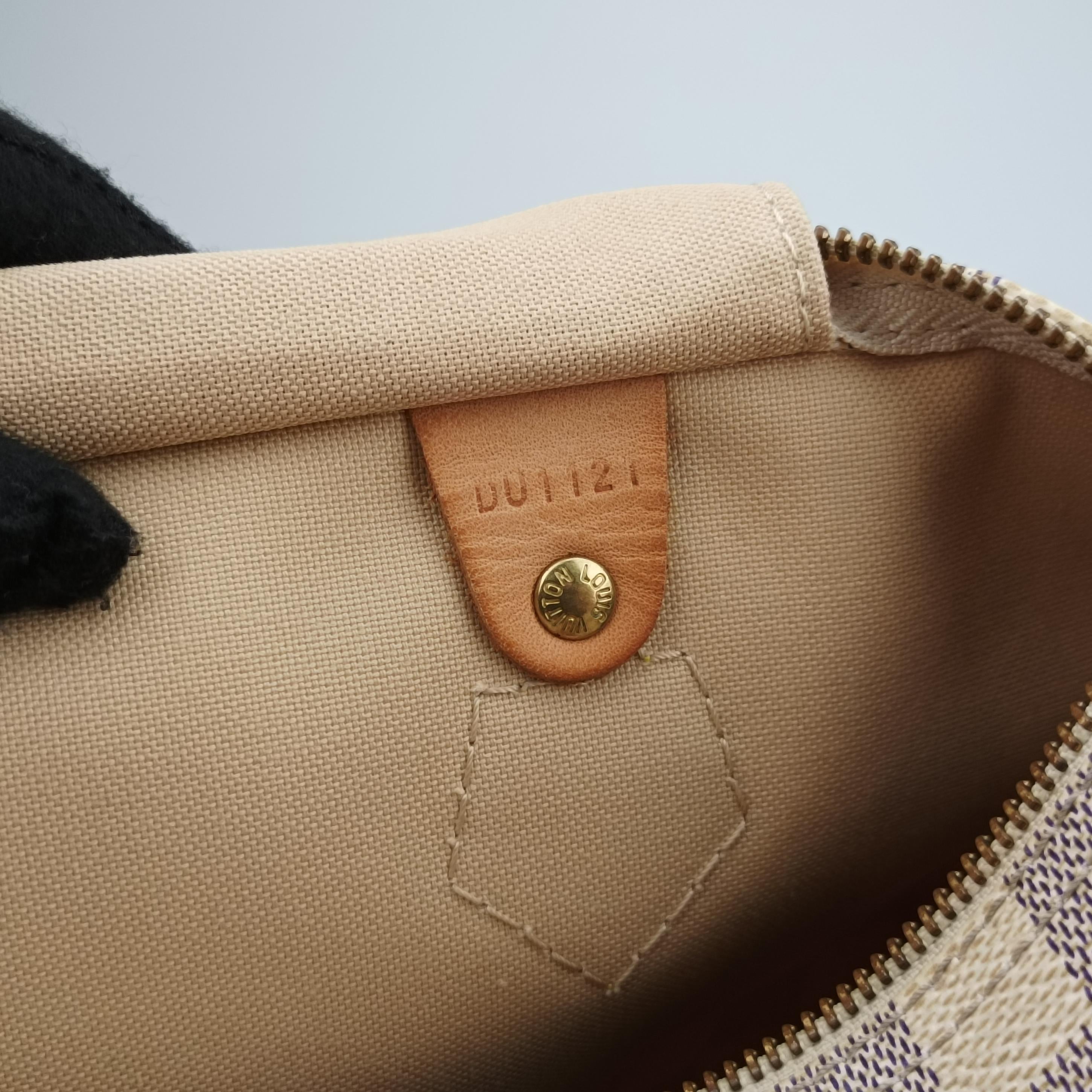 Speedy 30 AZUR Damier Canvas N41533 DU1121スピーディ30 アズール ダミエキャンバス N41533 DU1121