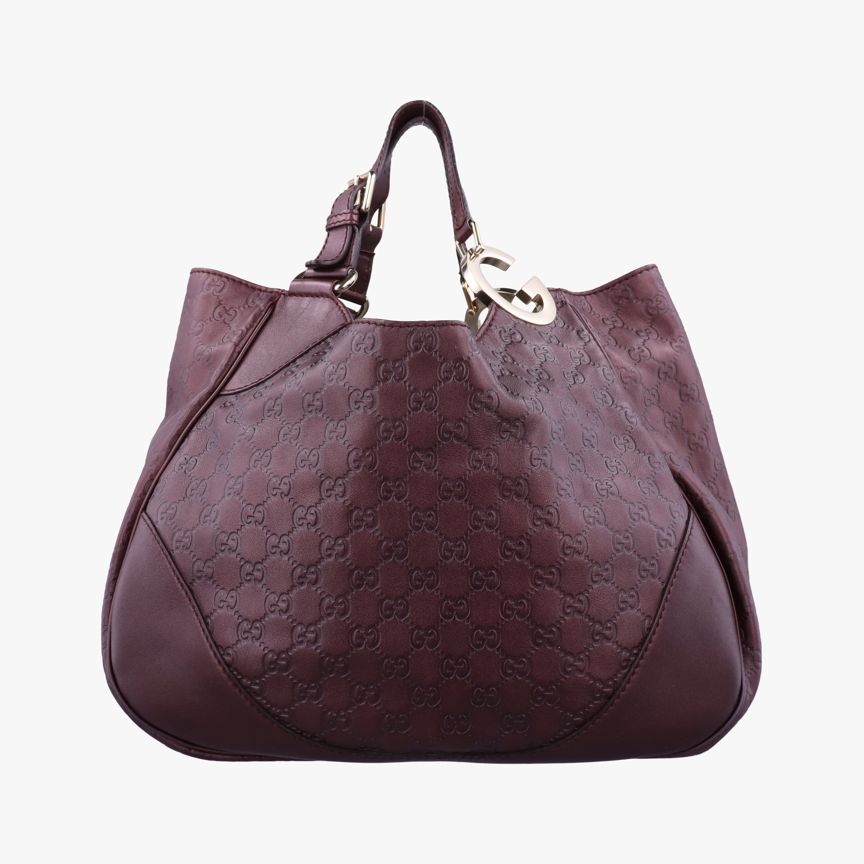 Charlotte Hobo Burgundy leather 203504 C6683948シャーロット ホーボー ワインレッド レザー 203504 C6683948