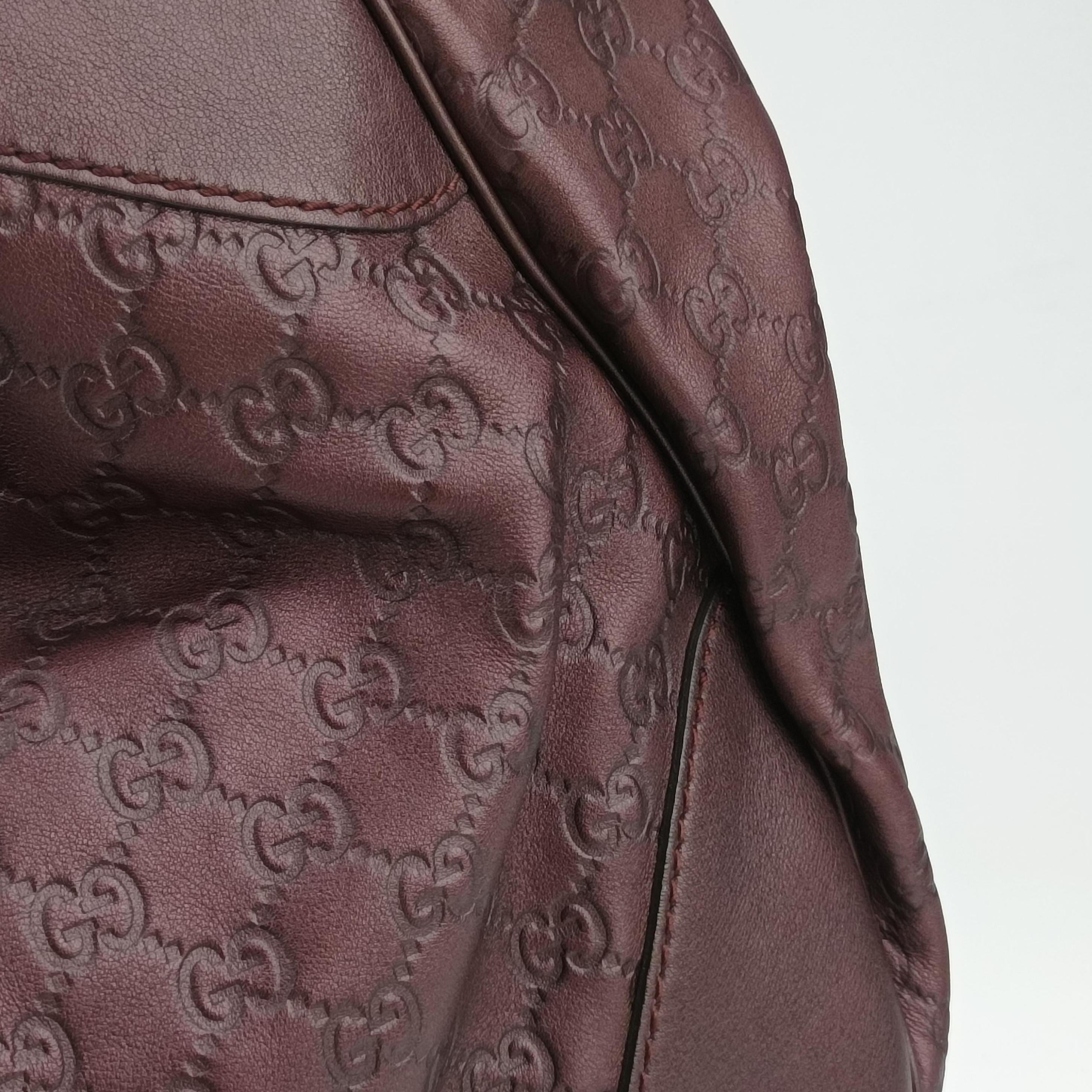 Charlotte Hobo Burgundy leather 203504 C6683948シャーロット ホーボー ワインレッド レザー 203504 C6683948