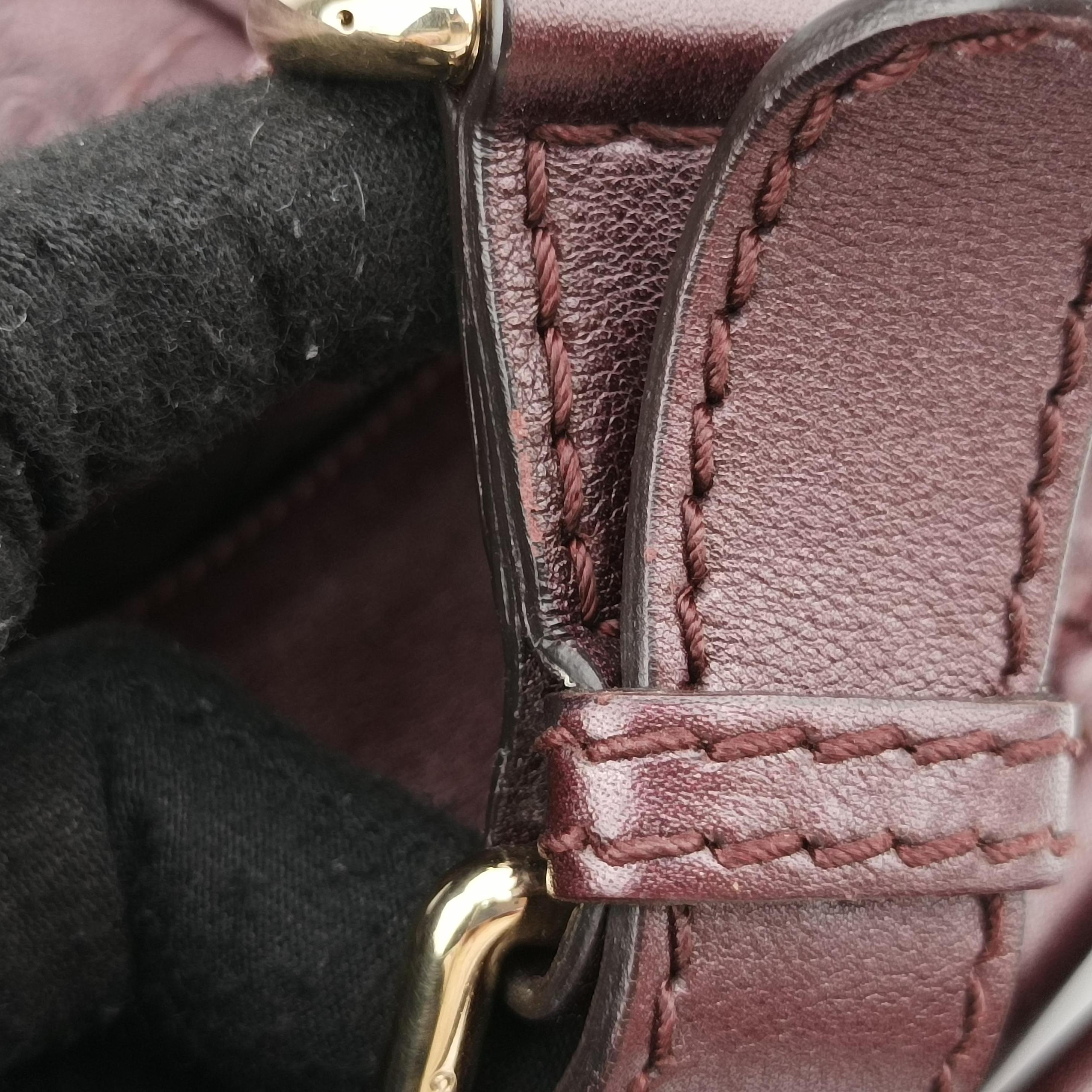 Charlotte Hobo Burgundy leather 203504 C6683948シャーロット ホーボー ワインレッド レザー 203504 C6683948