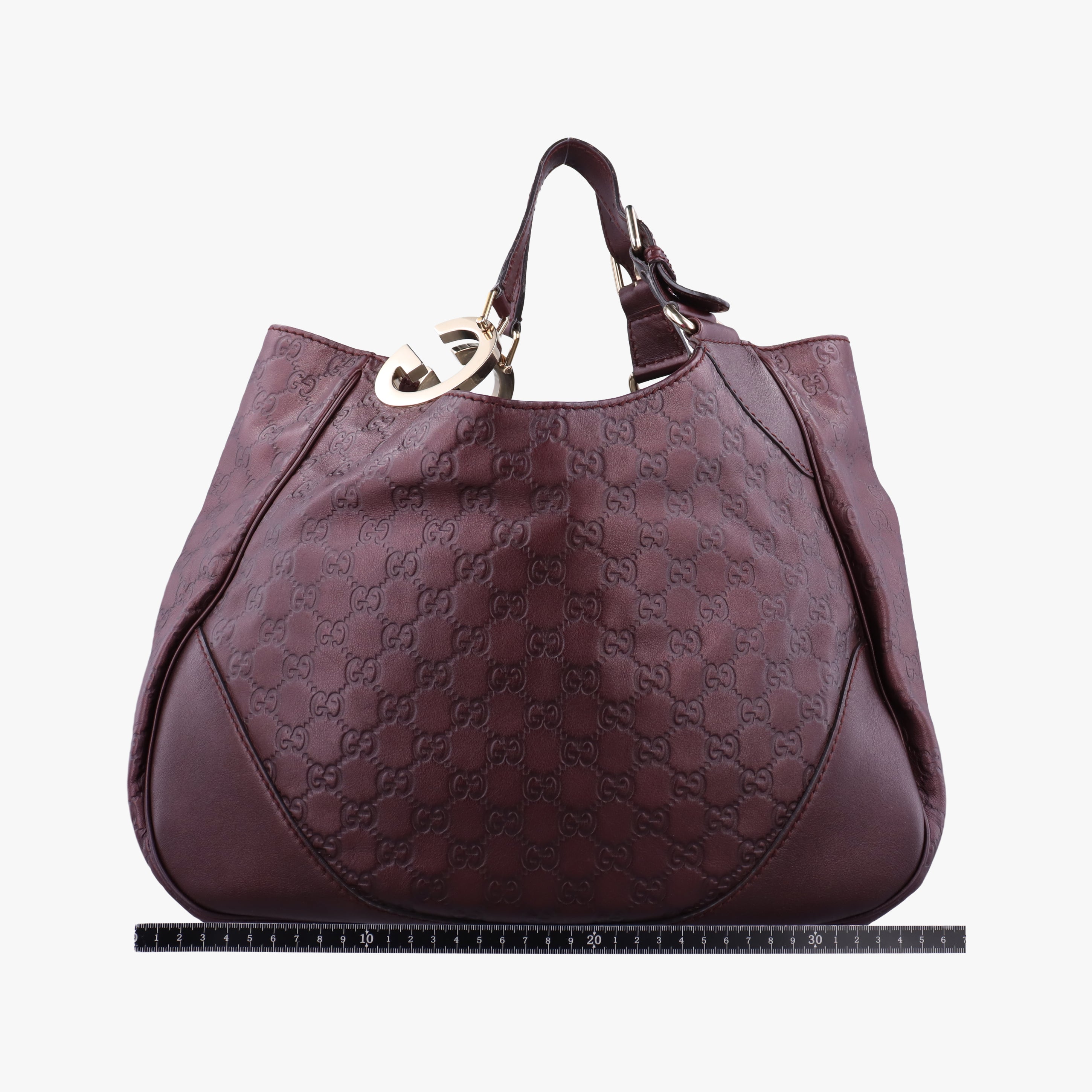 Charlotte Hobo Burgundy leather 203504 C6683948シャーロット ホーボー ワインレッド レザー 203504 C6683948