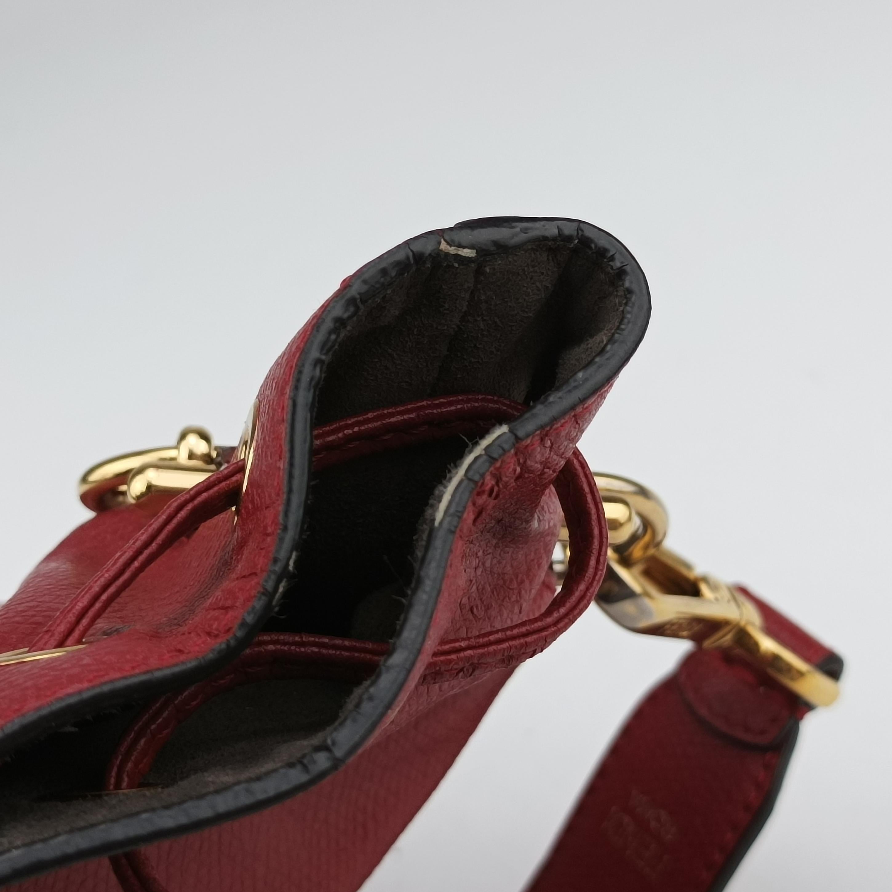 Mon Tresor Mini Bucket Red Leather 8BS010 8BS010 A18B 198-8007ミニ モン トレゾール レッド レザー 8BS010 8BS010 A18B 198-8007